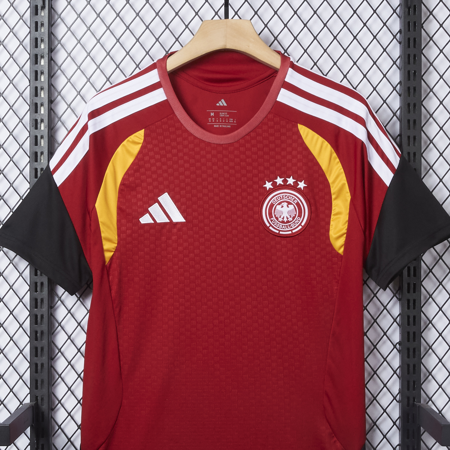 AlphaJersey-Germany 2026 Red Pre-Match Training Jersey - Fans Version