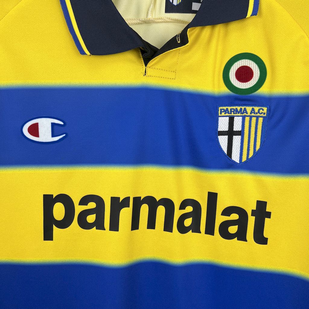 AlphaJersey-Retro Parma 1999-00 Home Jersey - Fans Version