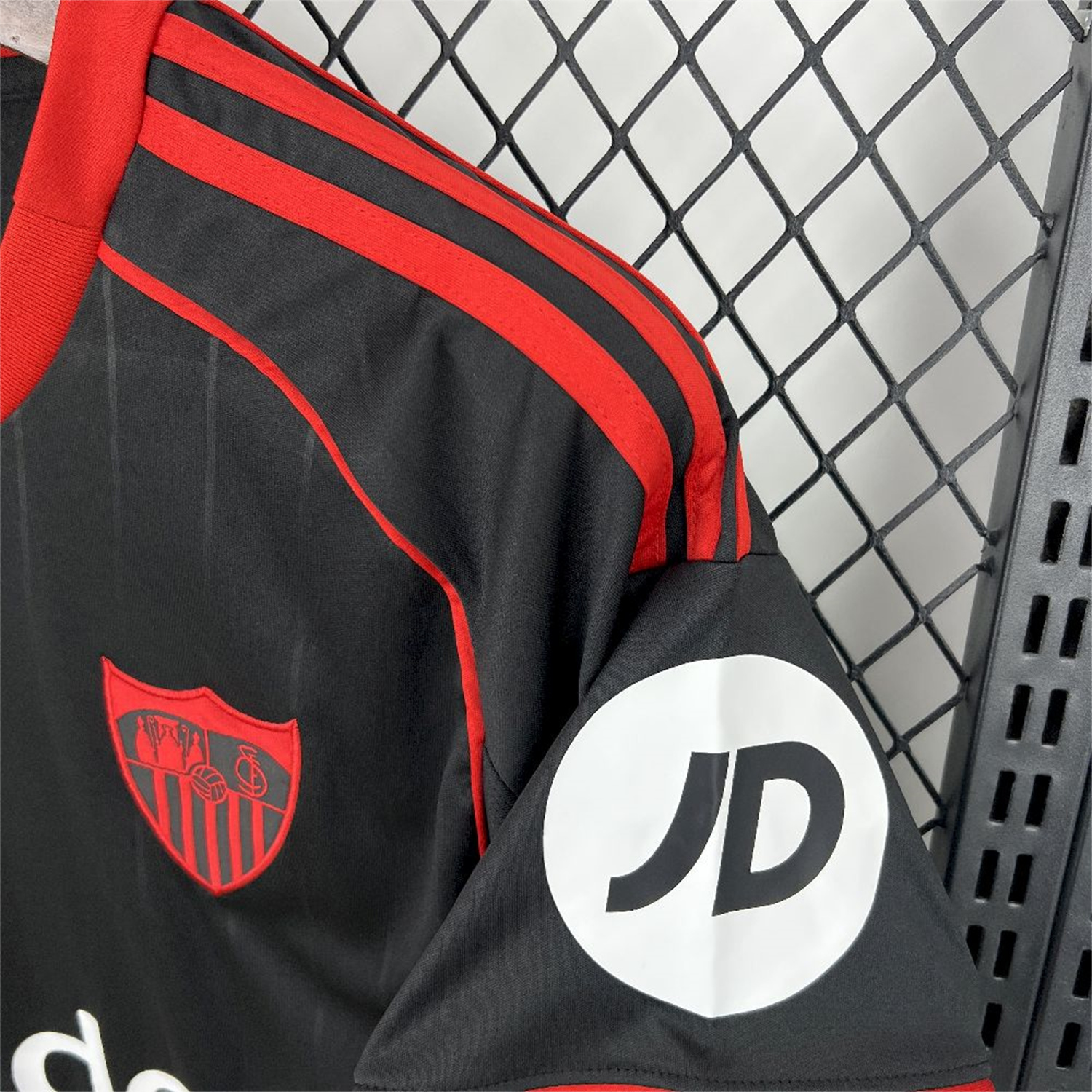 AlphaJersey-Sevilla 25-26 Third Black Jersey - Fans Version