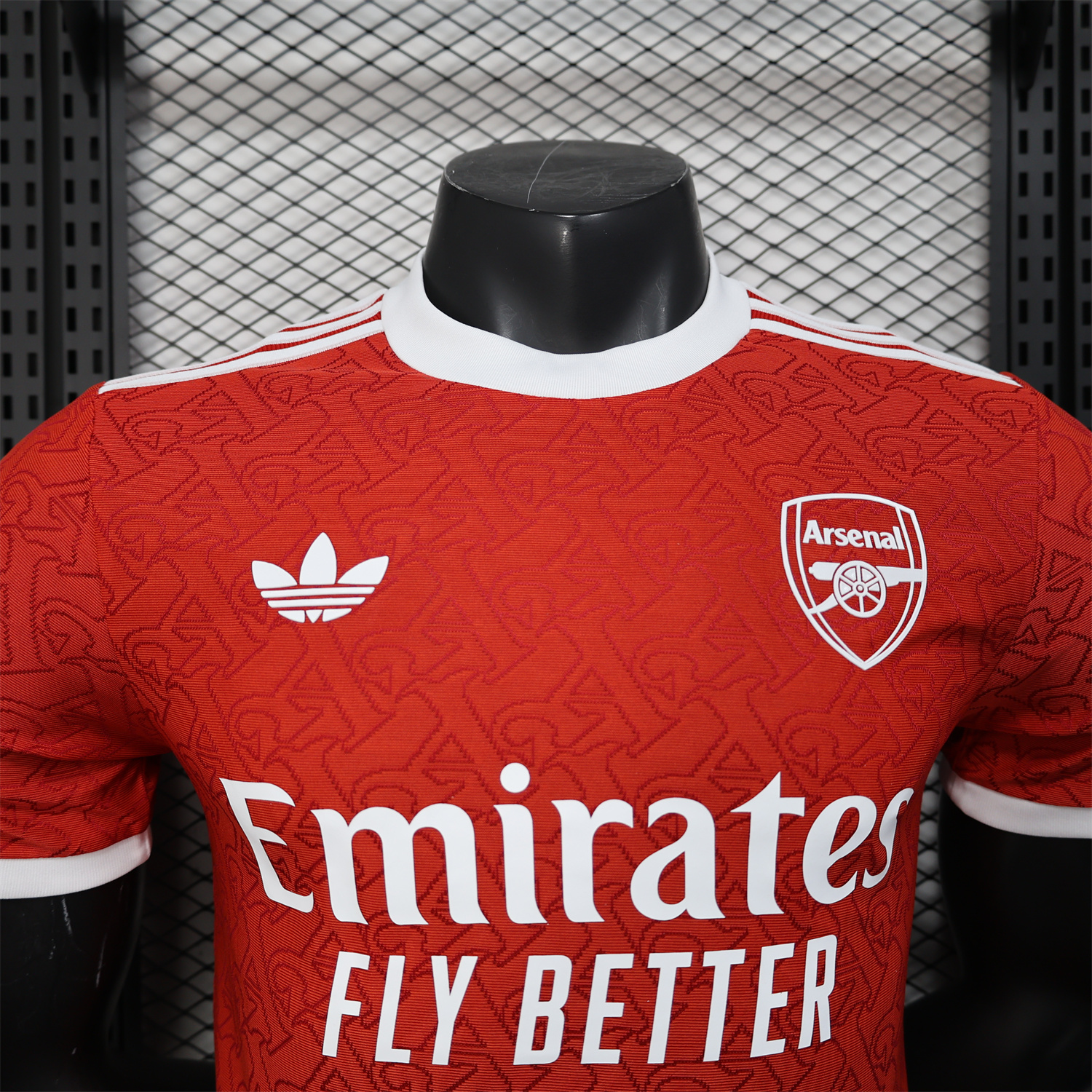 AlphaJersey-Arsenal 25-26 Red Trefoil Sponsored Secial Edition Jersey - Player Version