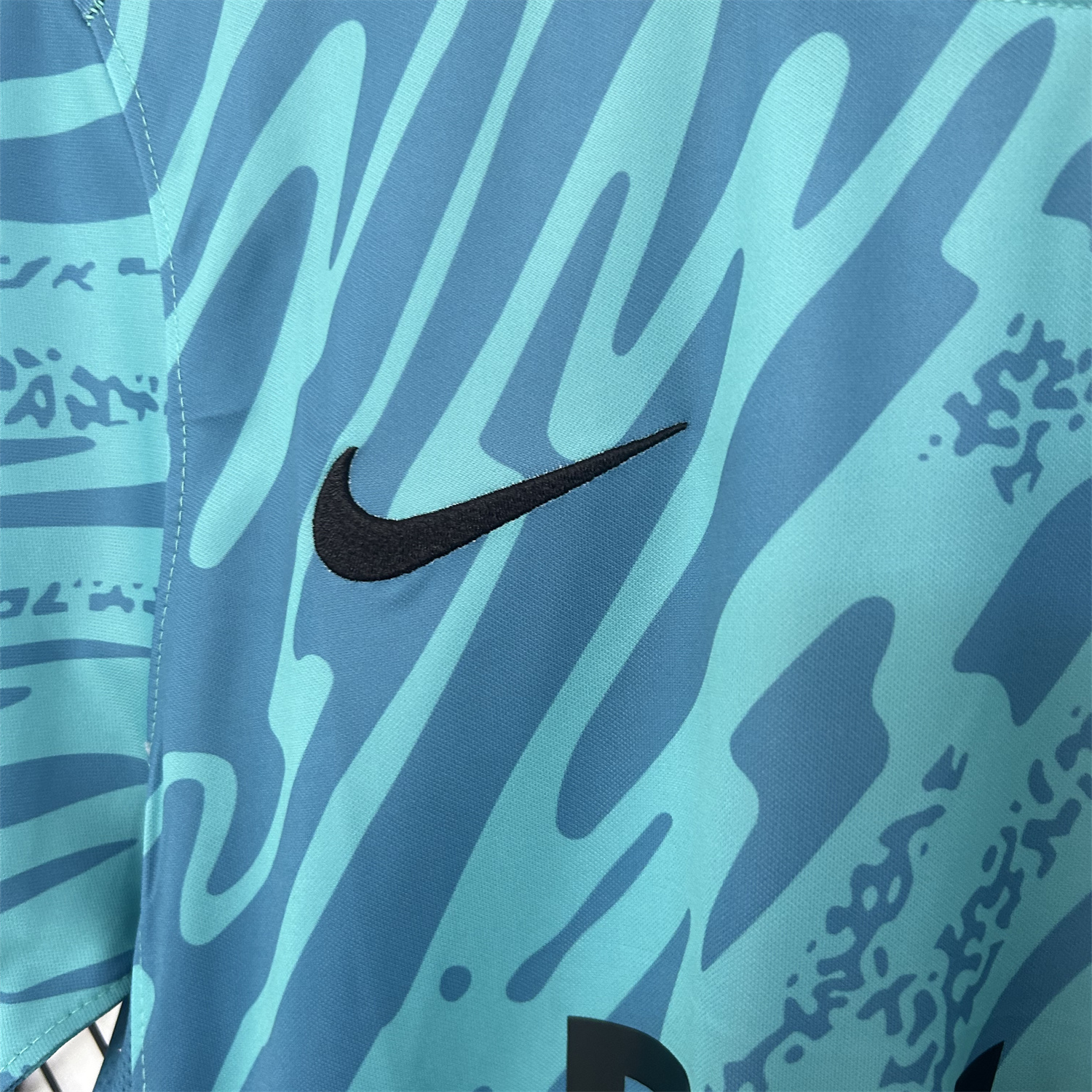 AlphaJersey-Sporting CP 25-26 Blue Goalkeeper Jersey - Fans Version