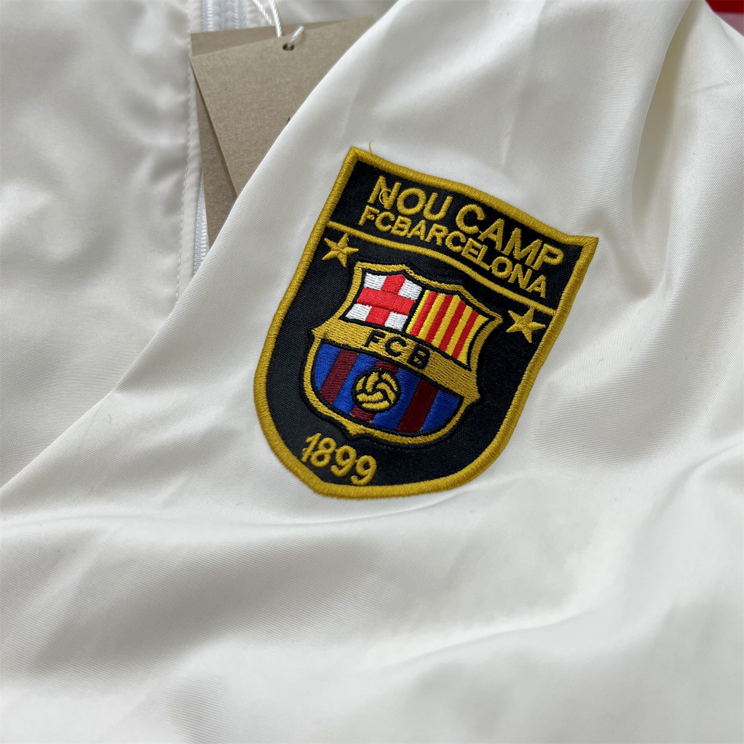 AlphaJersey-Retro Barcelona 1994-95 Player Windbreaker - White