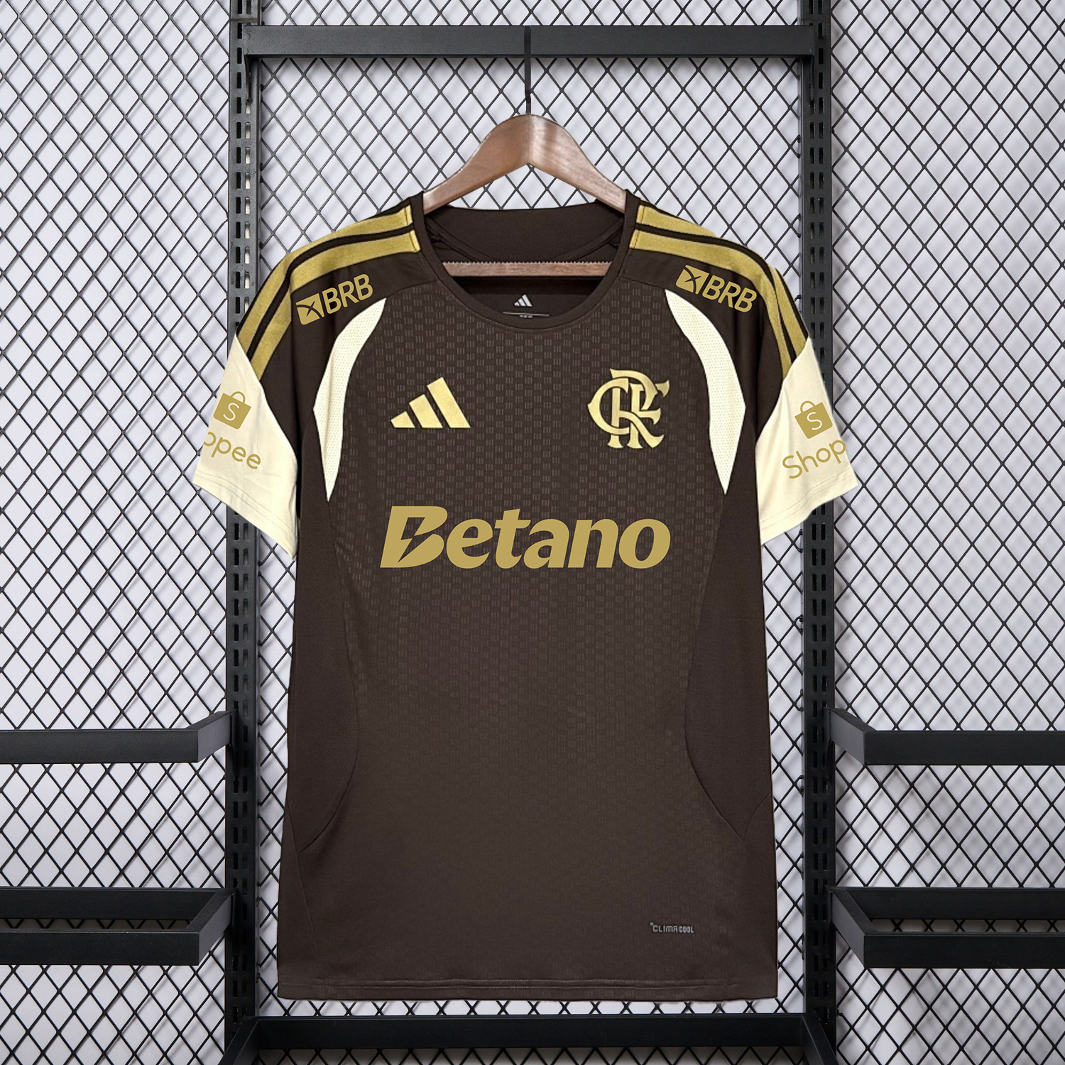 AlphaJersey-Flamengo 25-26 Brown Special Jersey With All Sponsors - Fans Version