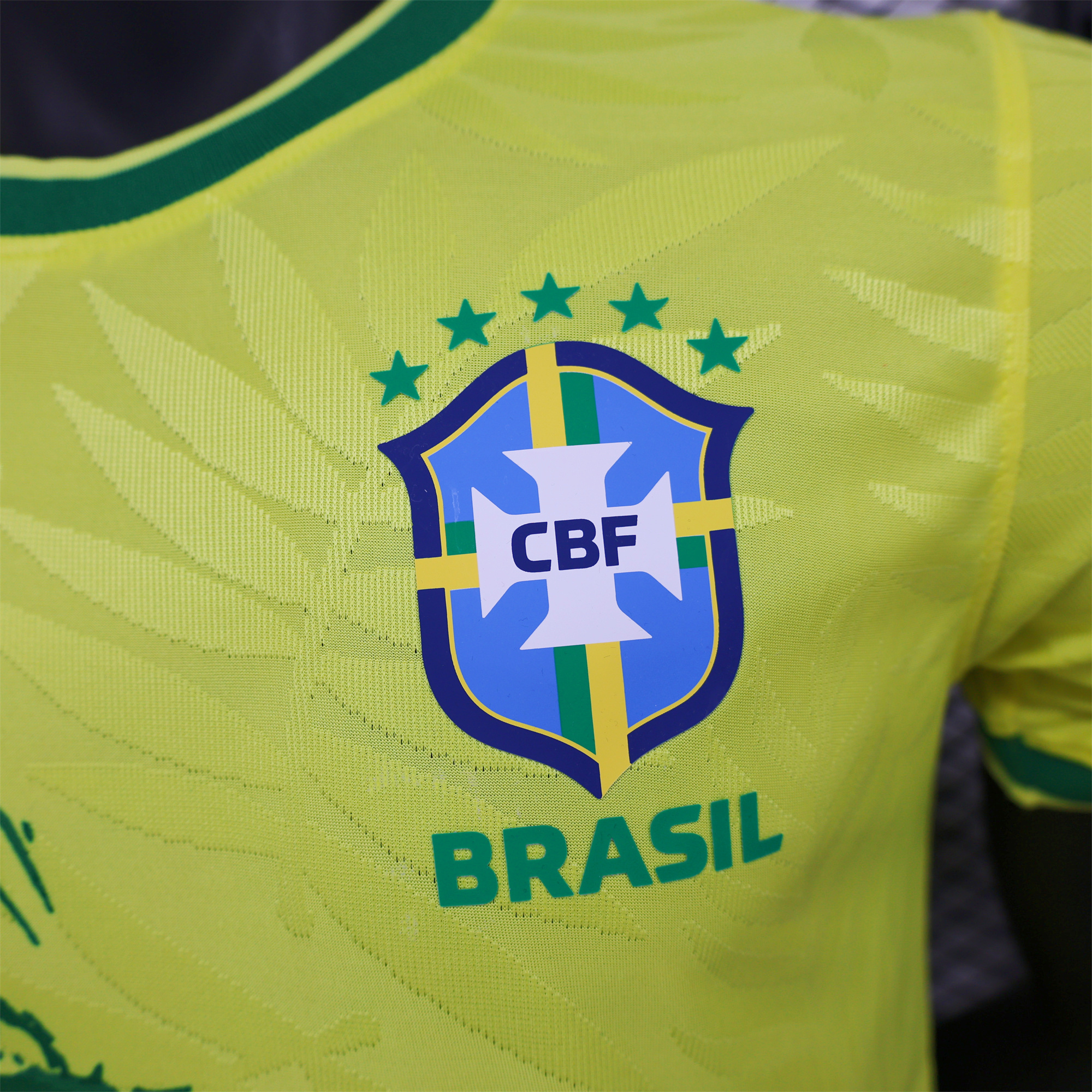 AlphaJersey-Brazil 2024 Yellow Dove Special Edition Jersey - Player Version