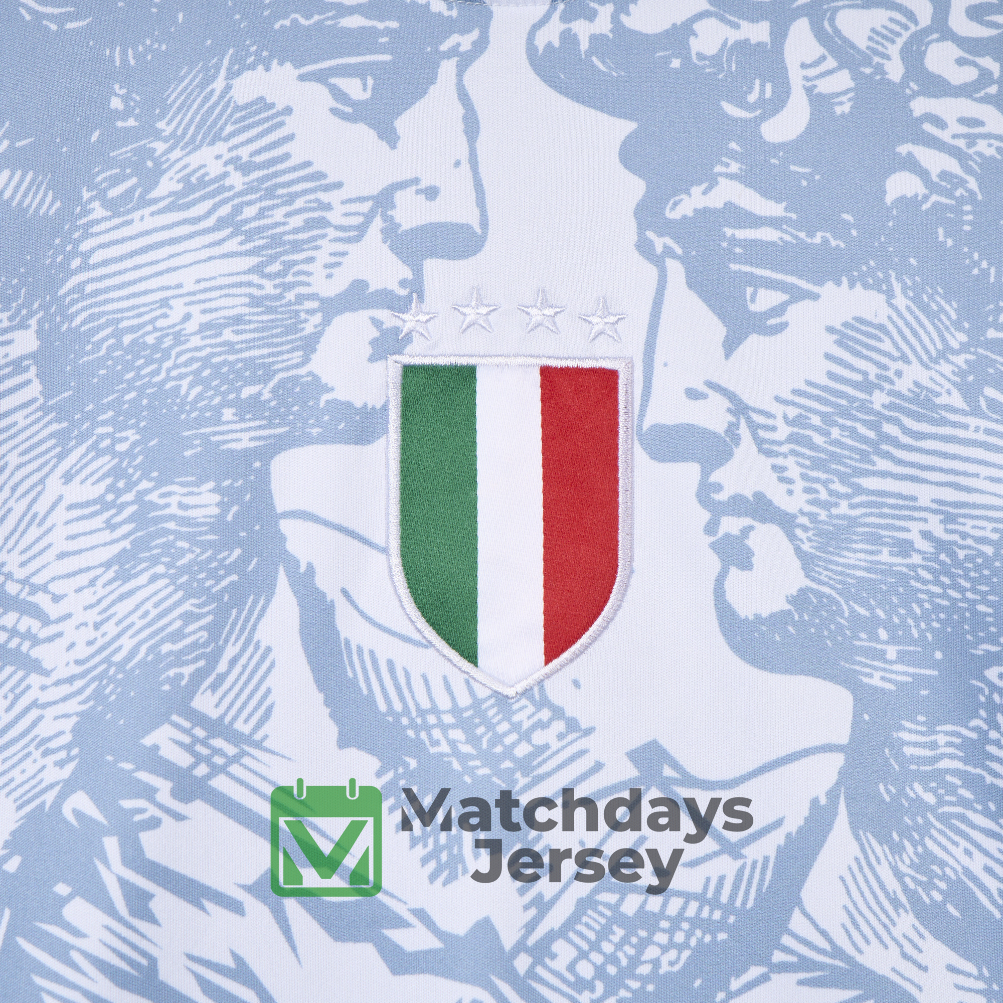 AlphaJersey-Italy 2024 White Special Edition Jersey - Fans Version