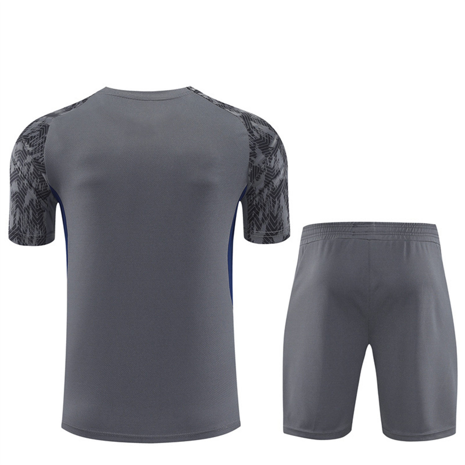 AlphaJersey-Feyenoord 25-26 Short-Sleeve Training Set - Dark Gray Top & Dark Gray Shorts