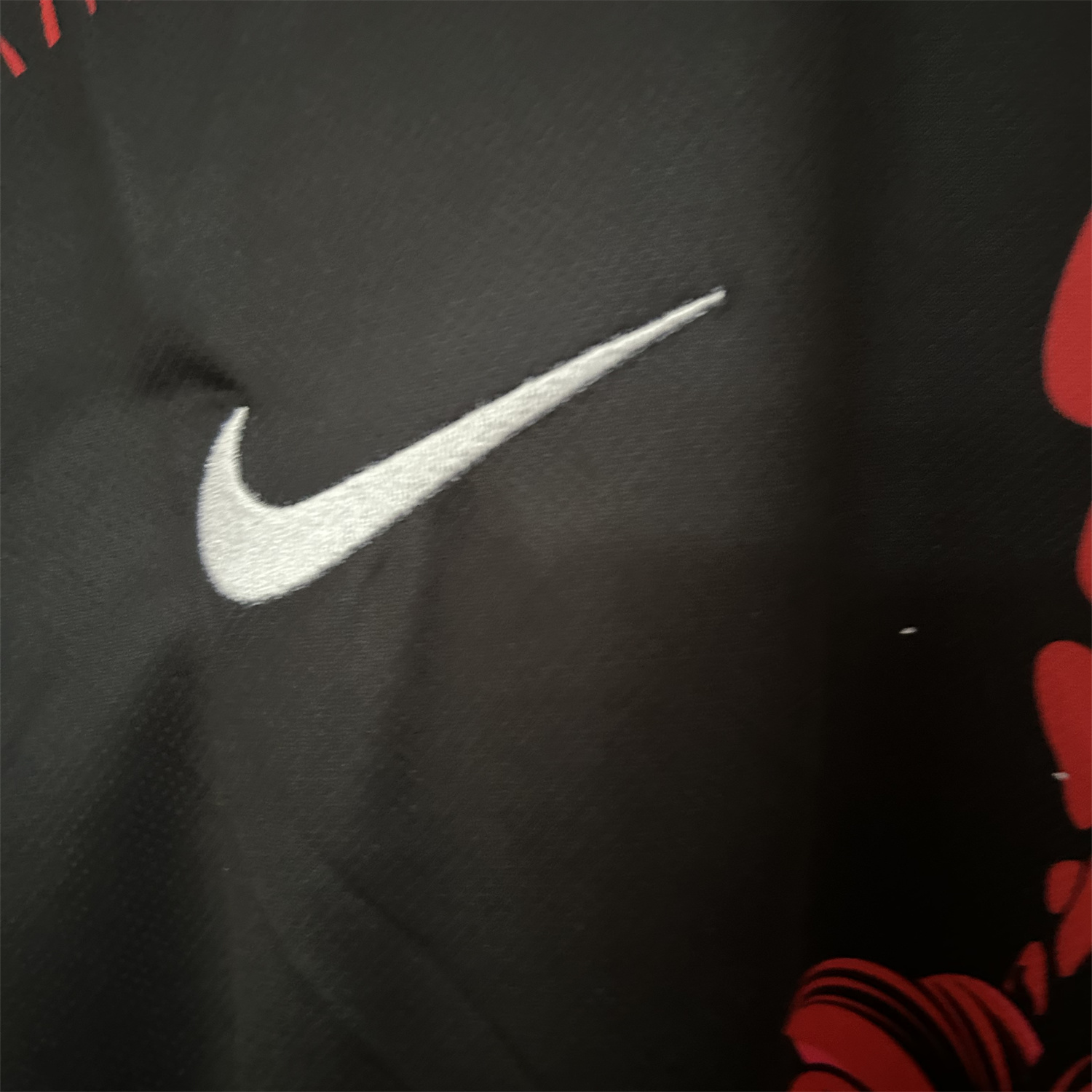 AlphaJersey-Barcelona 25-26 Red Lion Silhouette Black Jersey - Fans Version