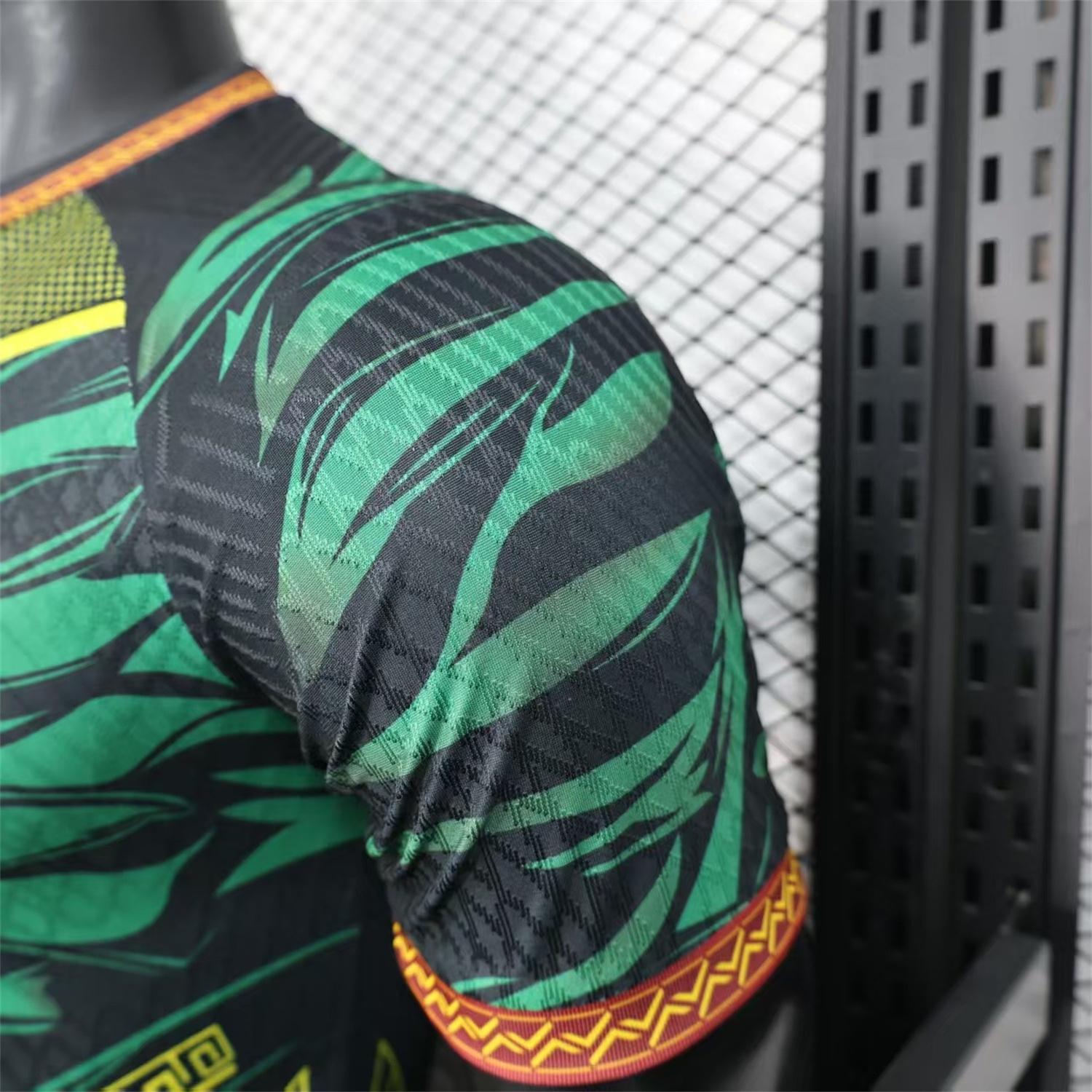 AlphaJersey-Mali 2026 Eagle Black Green Jersey - Player Version