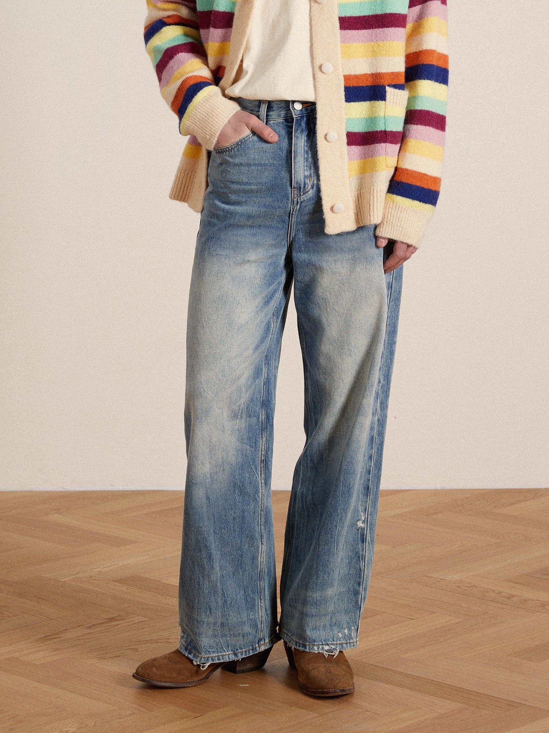 Lacy Baggy Jeans | Modern Menswear by yycbvcnbmmnbm