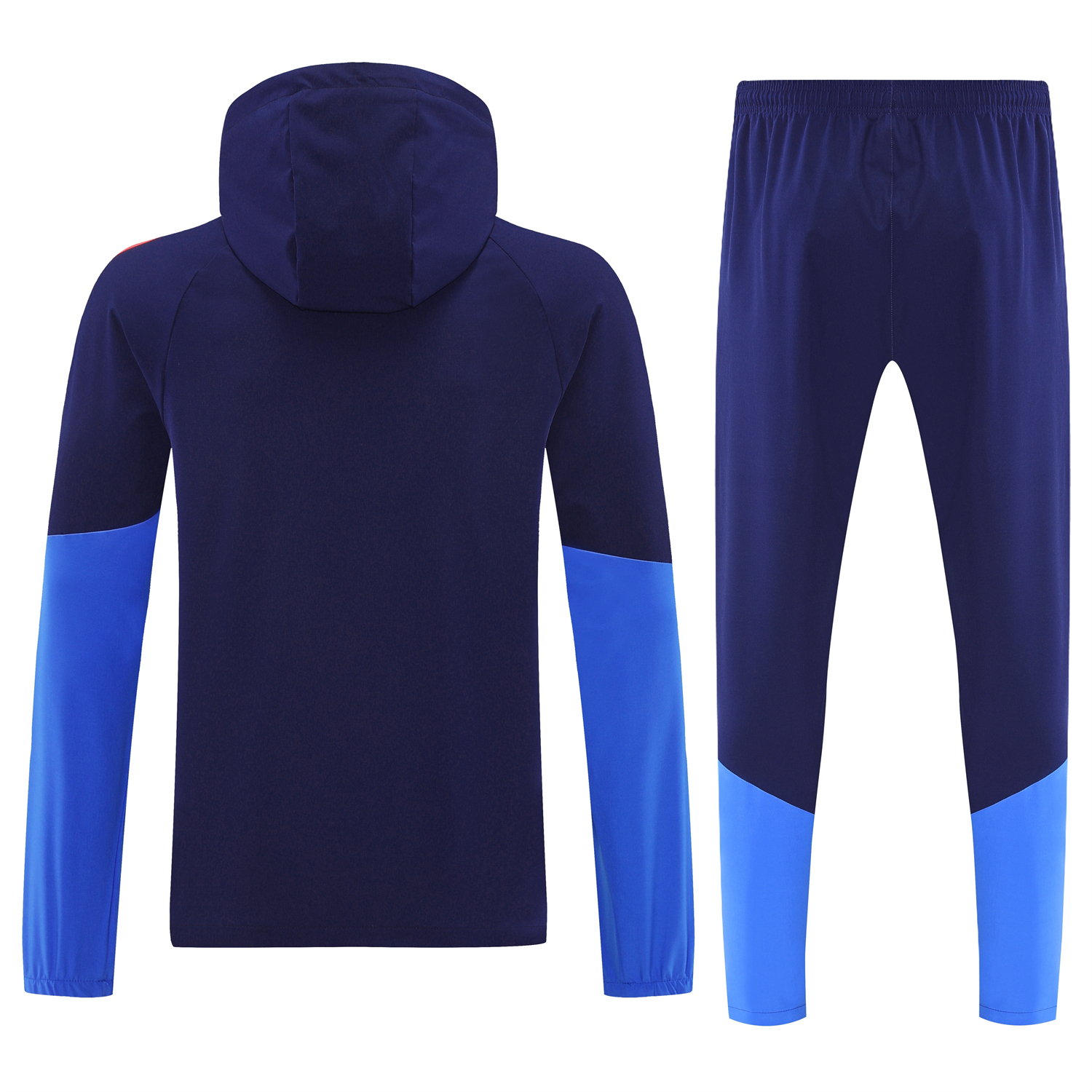 AlphaJersey-Colombia 2026 Hooded Windbreaker Training Set - Dark Blue and Pants