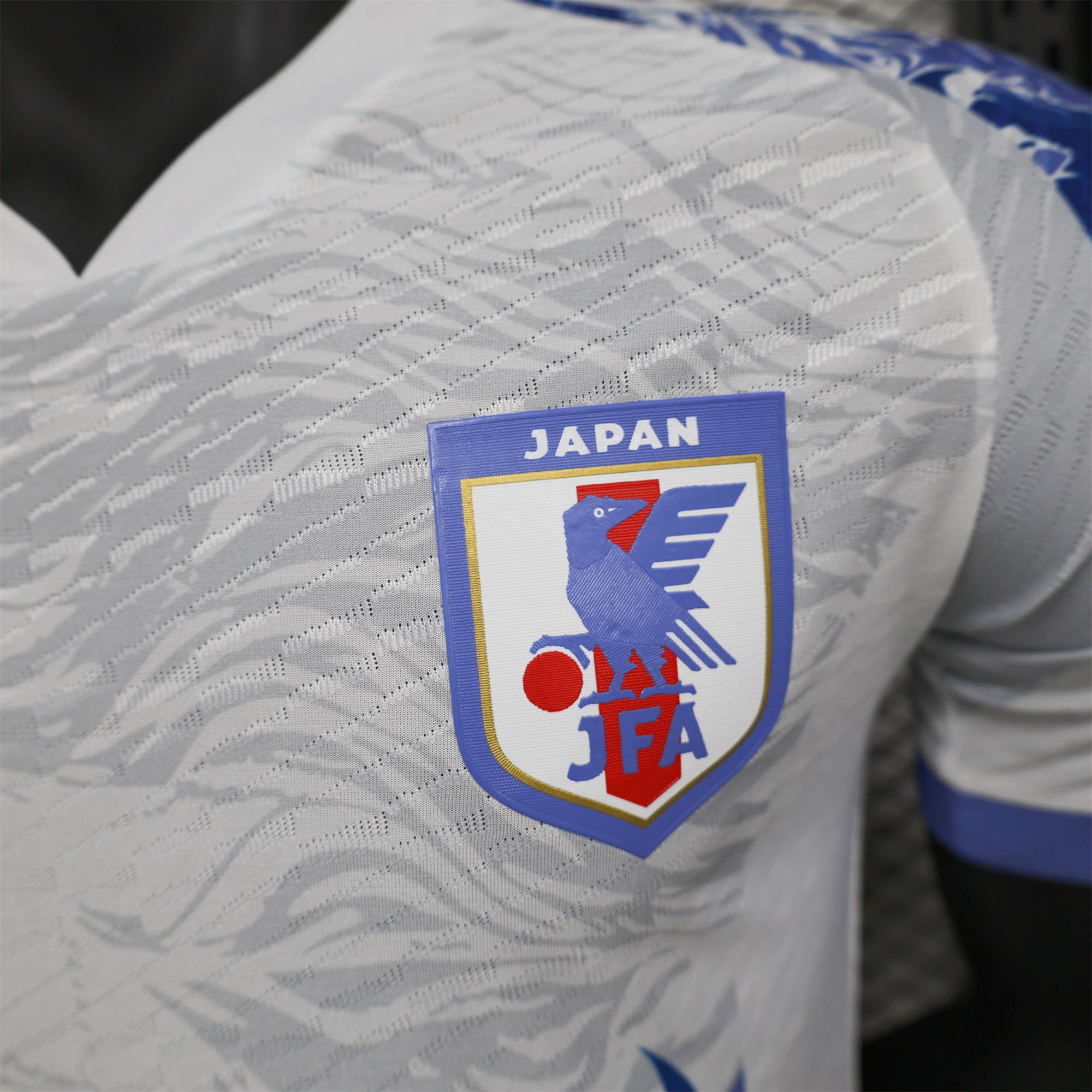 AlphaJersey-Japan 2024 Blue Dragon Special Edition White Jersey - Player Version
