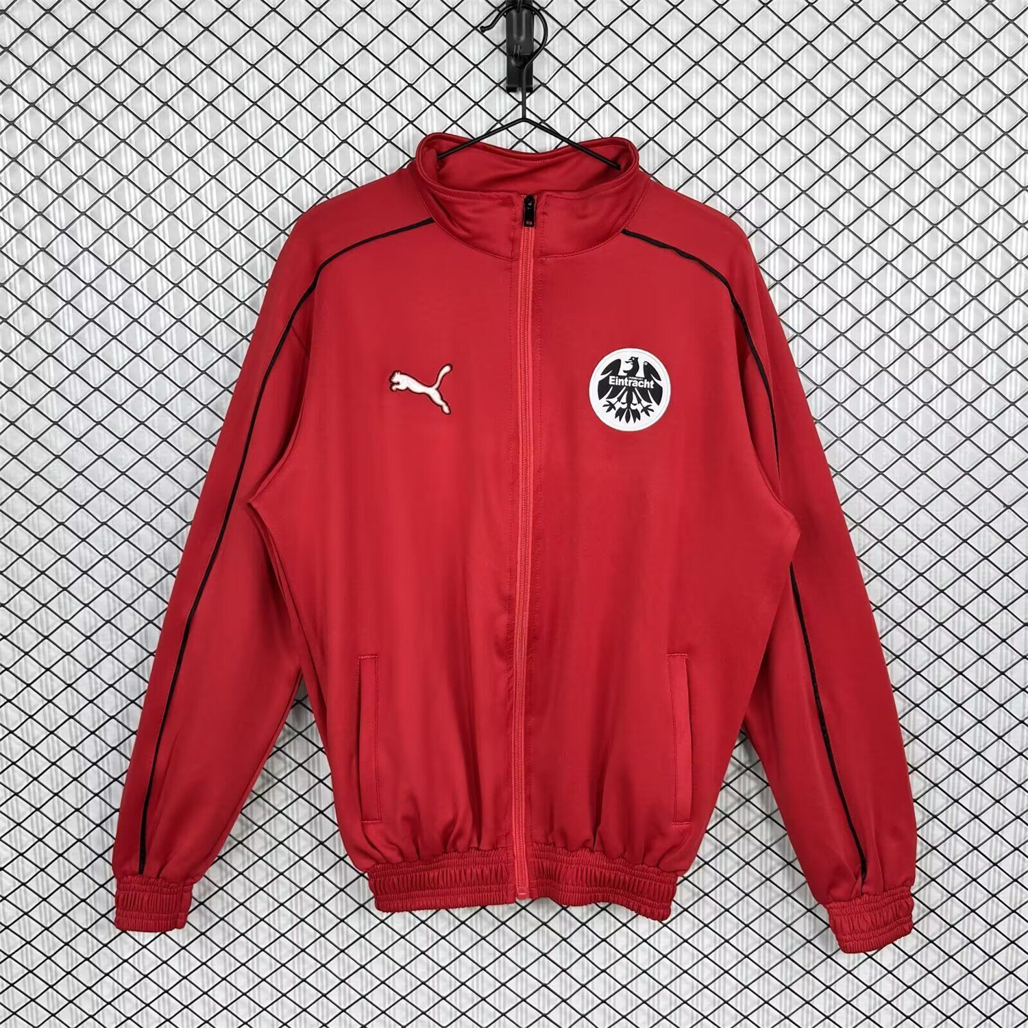 AlphaJersey-Frankfurt 25-26 Training Windbreaker Jacket - Red