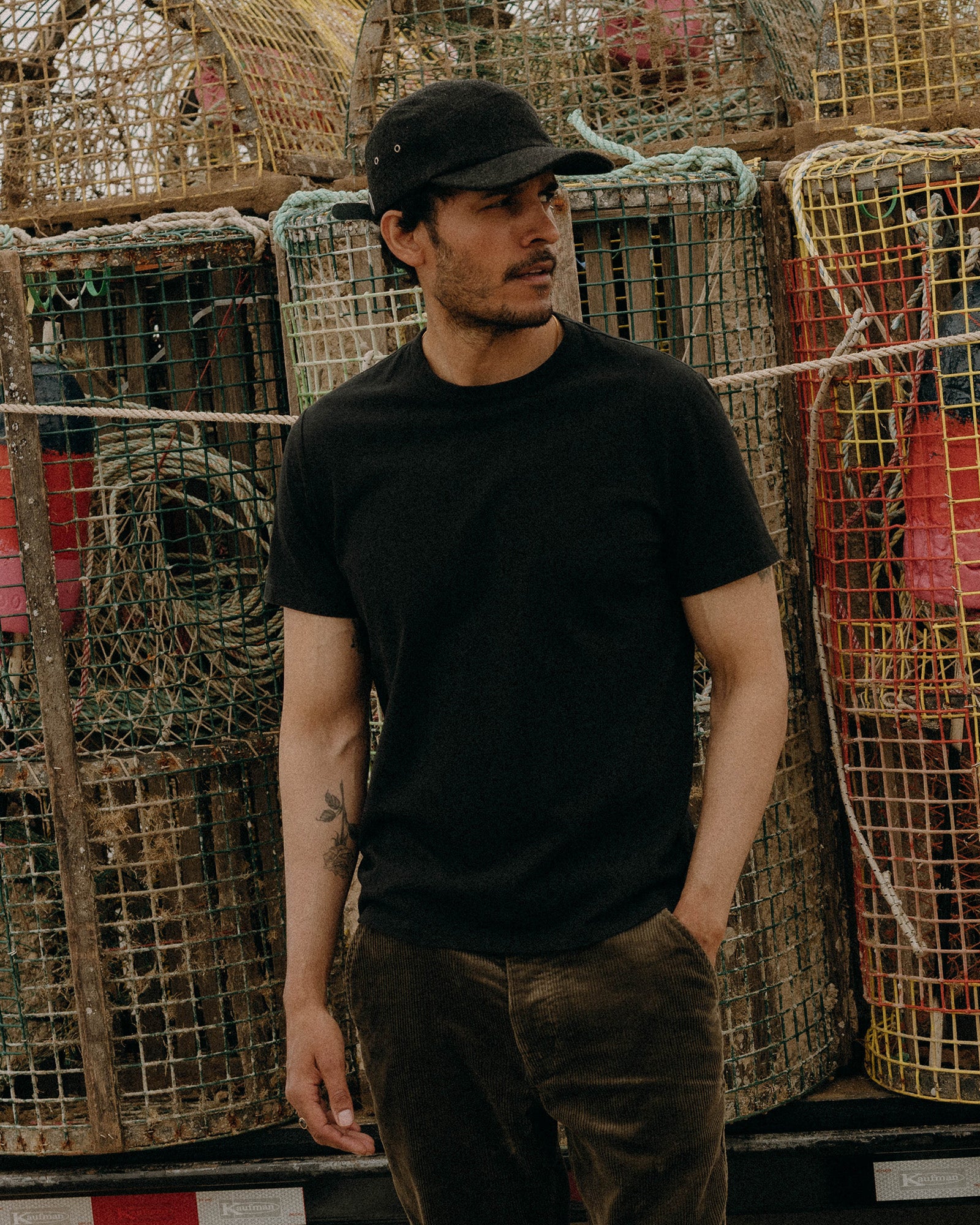 The Organic Cotton Tee in Black | Modern Menswear by yycbvcnbmmnbm