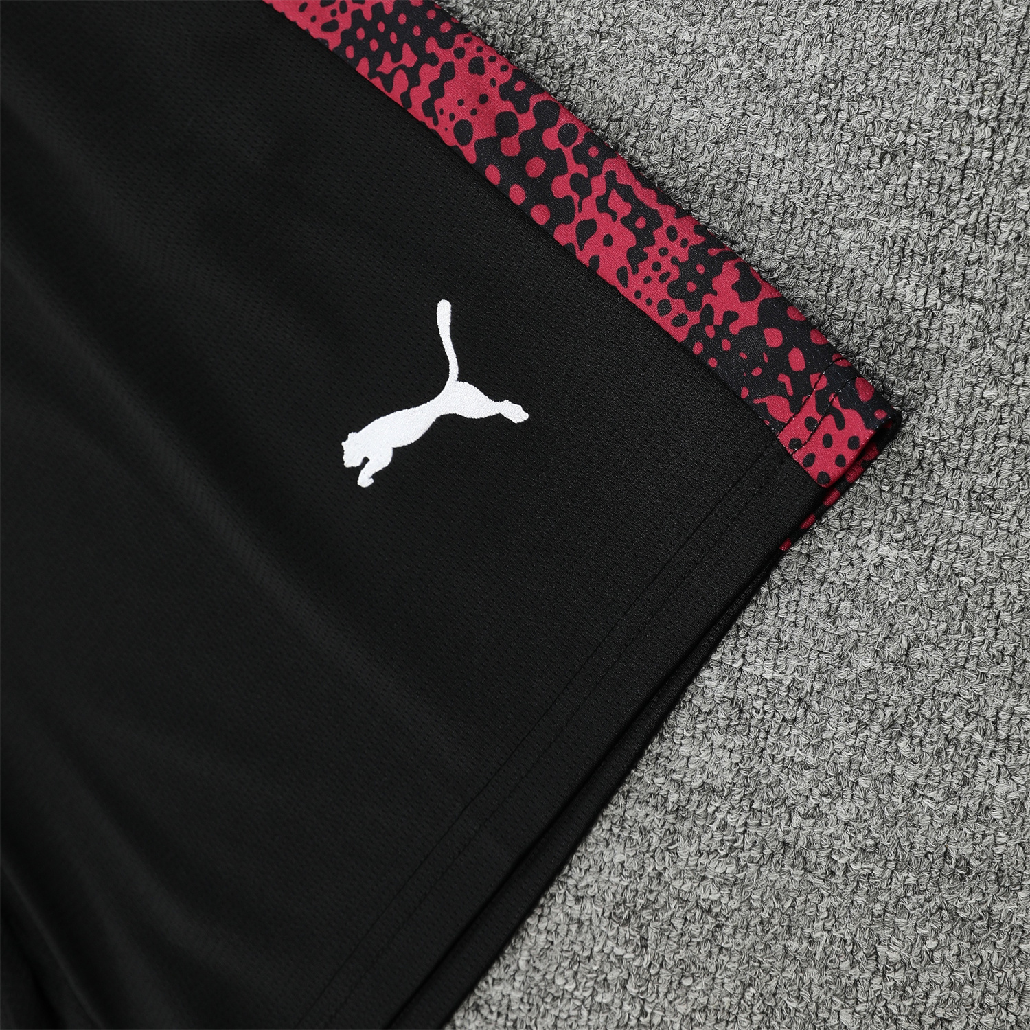AlphaJersey-RB Leipzig 25-26 Short-Sleeve Training Set- Red Top & Black Shorts