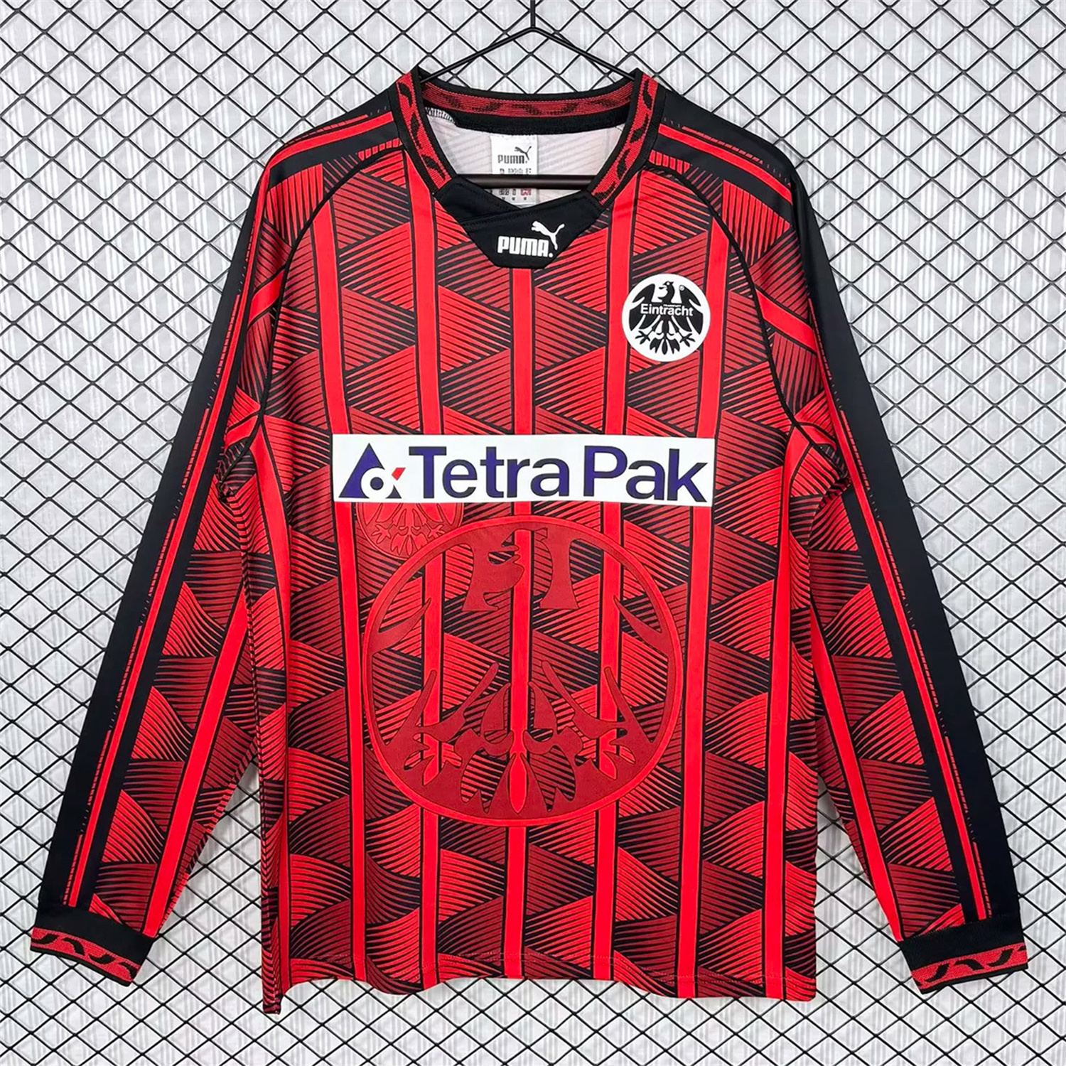 AlphaJersey-Retro Frankfurt 1995-96 Home Long Sleeves Jersey
