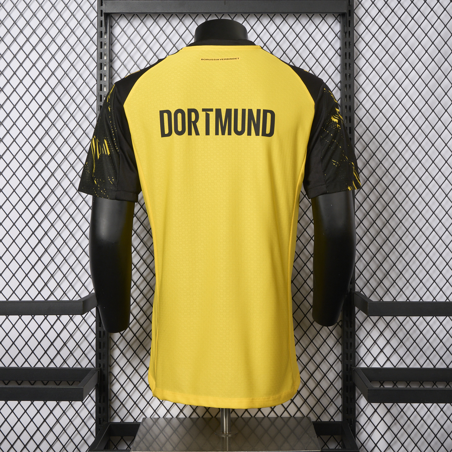 AlphaJersey-Dortmund 25-26 Home Jersey With Chest Sponsor - Player Version