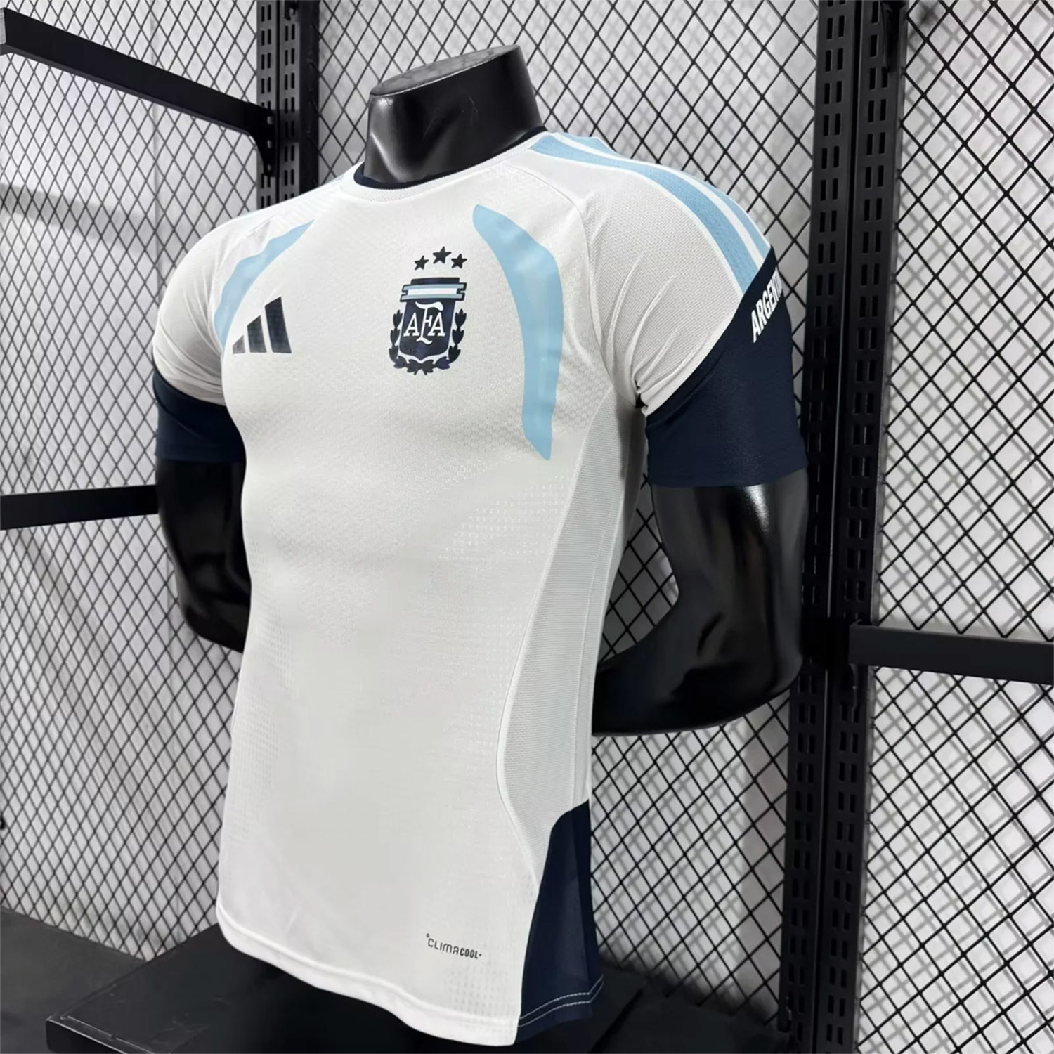 AlphaJersey-Argentina 2026 White Pre-Match Training Jersey - Player Version