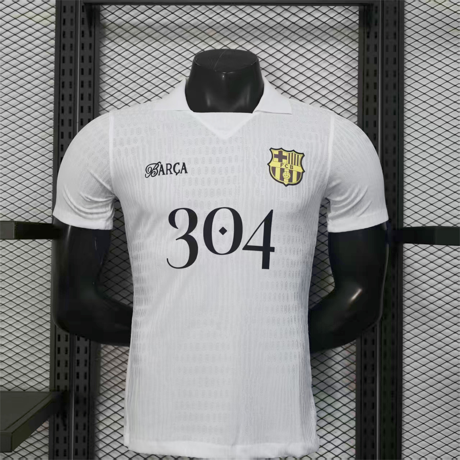 AlphaJersey-Barcelona 25-26 304 White Special Jersey - Player Version