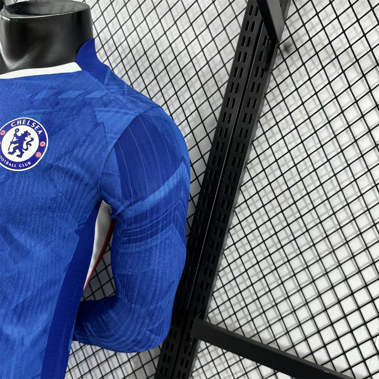 AlphaJersey-C.H.E.L.S.E.A 25-26 Home Unsponsored Blue Long Sleeves Jersey - Player Version