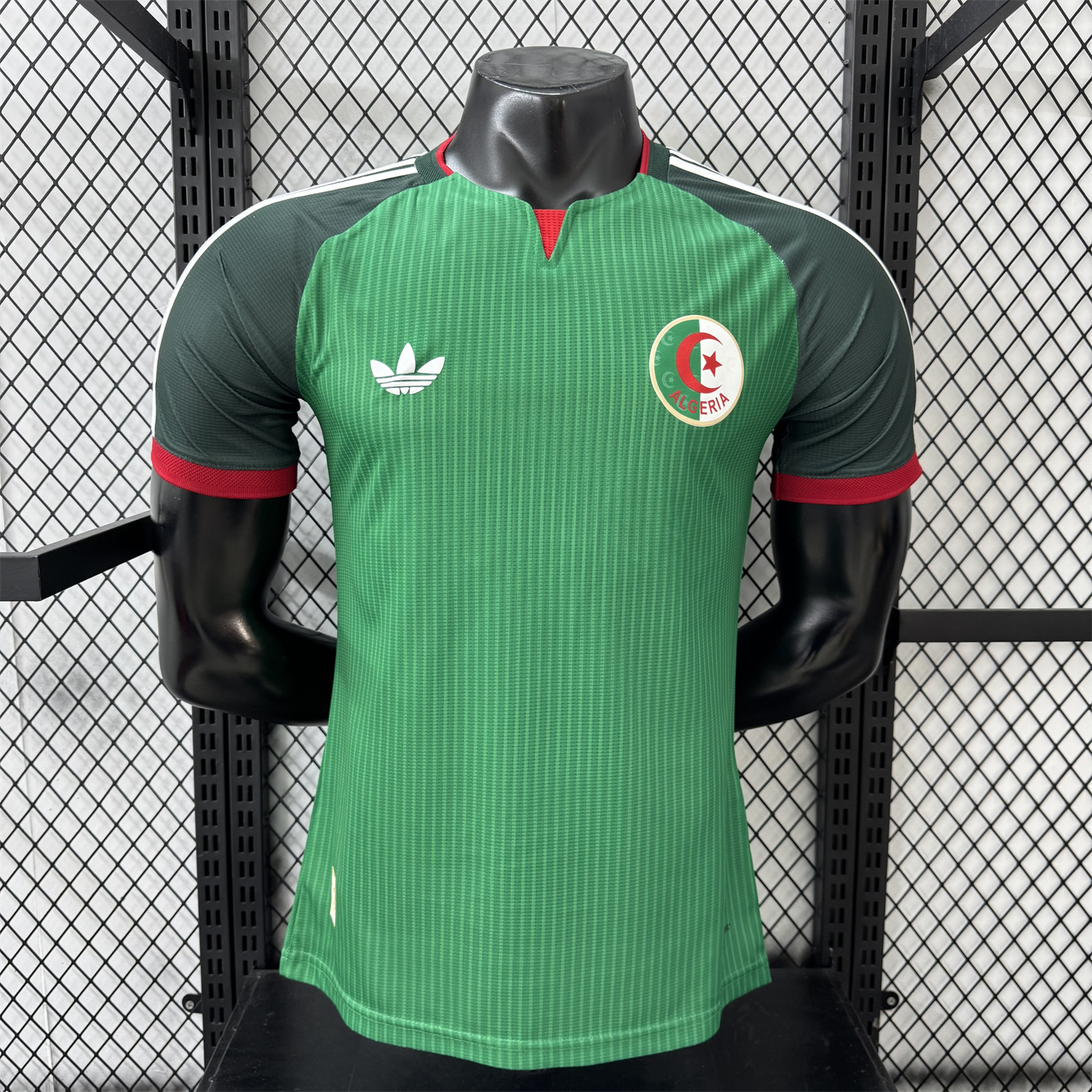 AlphaJersey-Algeria 2026 Away Green Jersey - Player Version