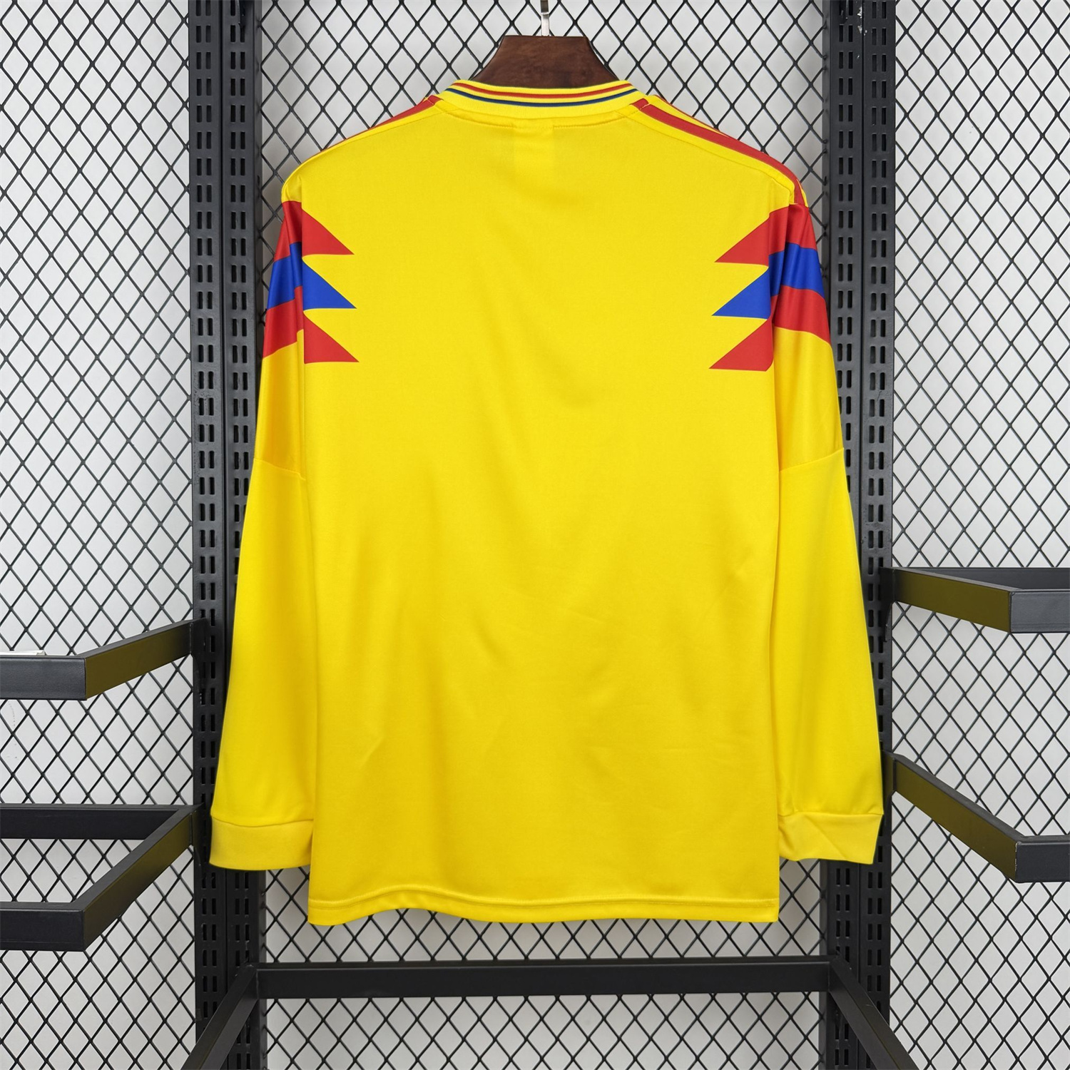 AlphaJersey-Retro Colombia 1990 Home Long Sleeves Jersey - Fans Version
