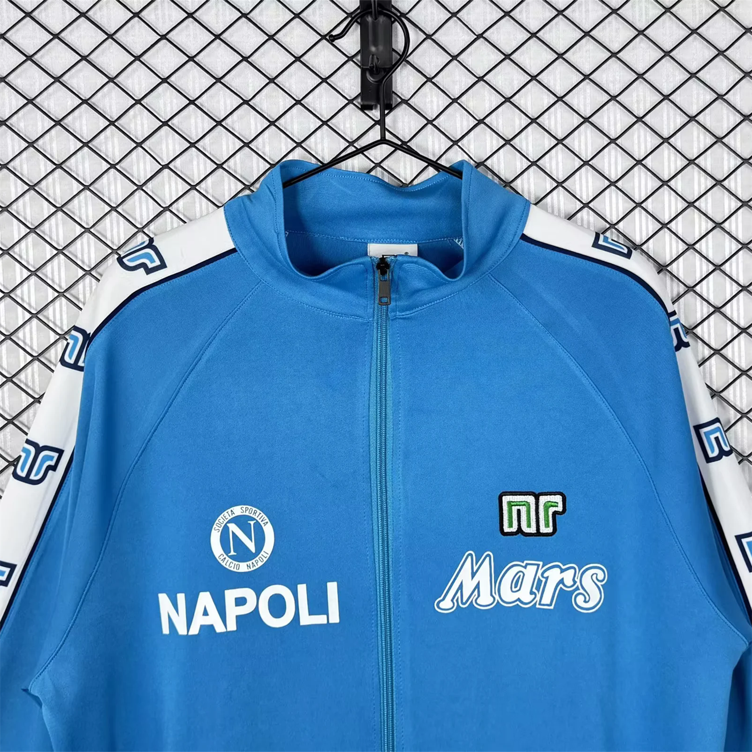 AlphaJersey-Retro Napoli 1988-89 Blue Windbreaker