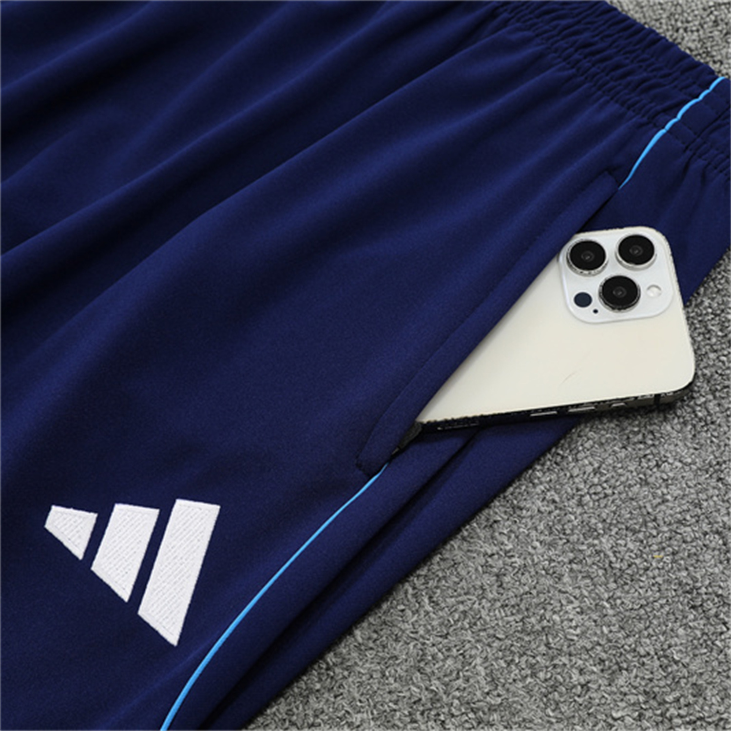 AlphaJersey-Real Madrid 25-26 Long Sleeve Training Set - Deep Blue Top & Pants