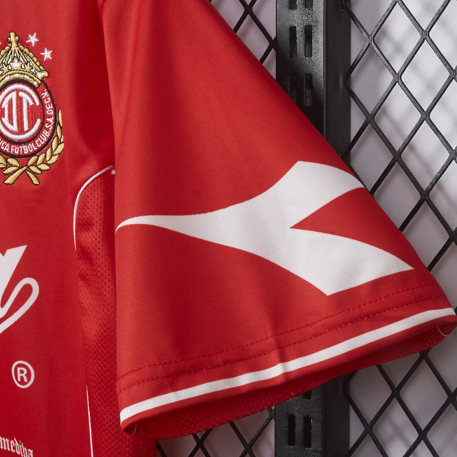 AlphaJersey-Retro Toluca 1998-99 Home Red Jersey