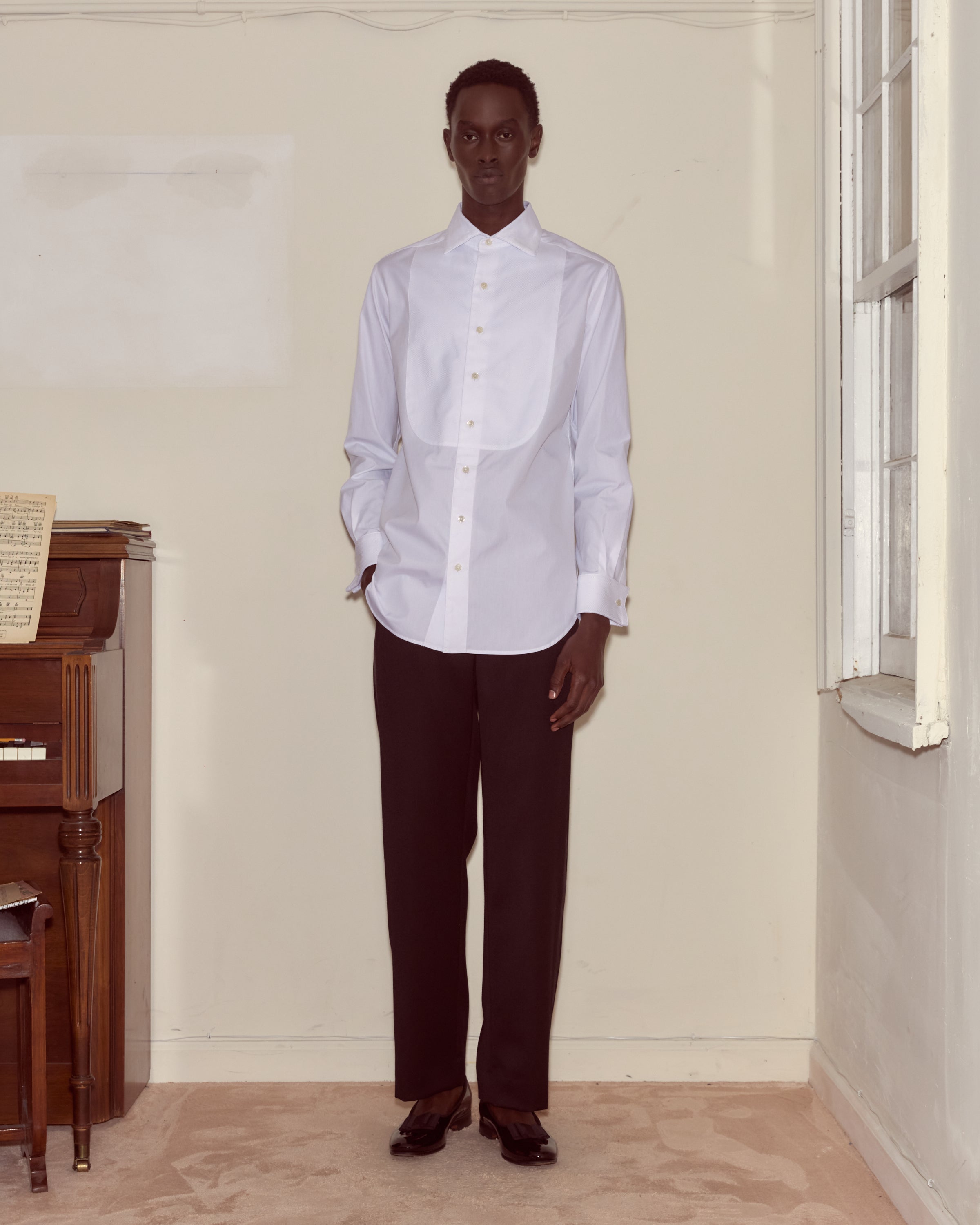 Bib Tuxedo Shirt | Modern Menswear by yycbvcnbmmnbm