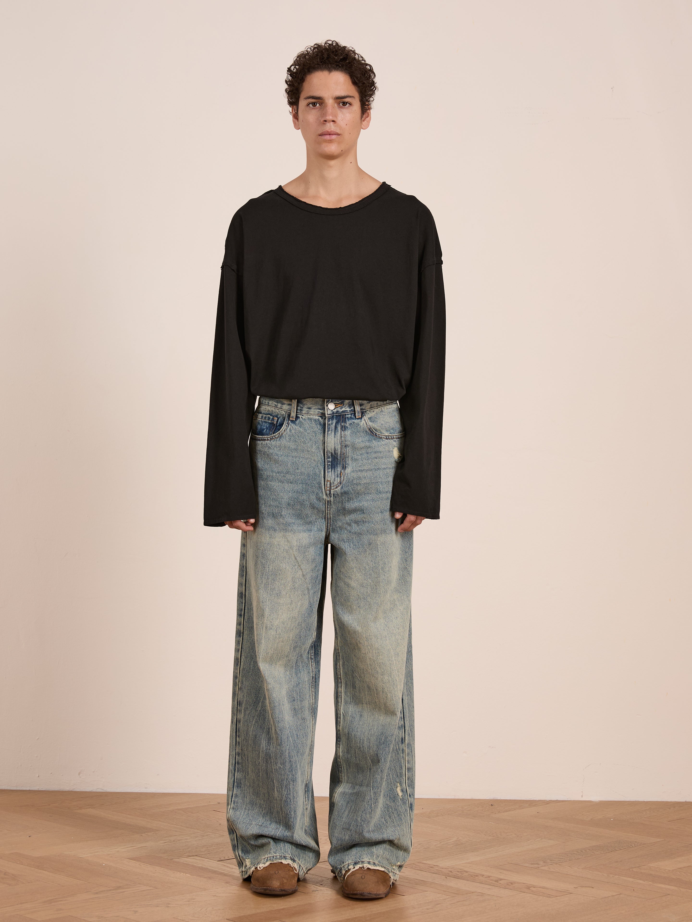 Reversed LS Tee | Modern Menswear by yycbvcnbmmnbm