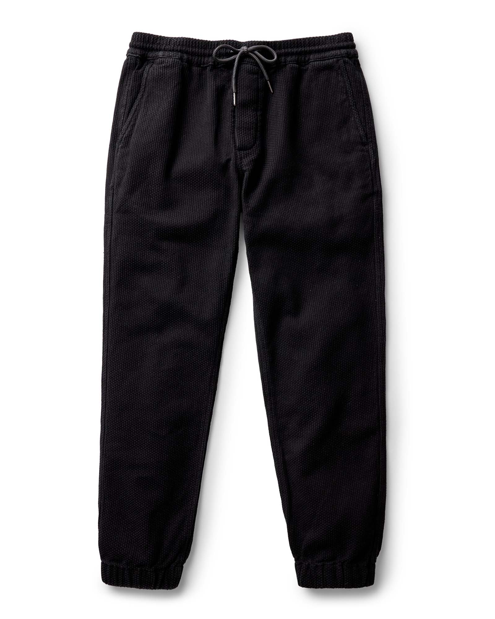 The Apres Pant in Black Indigo Sashiko | Modern Menswear by yycbvcnbmmnbm