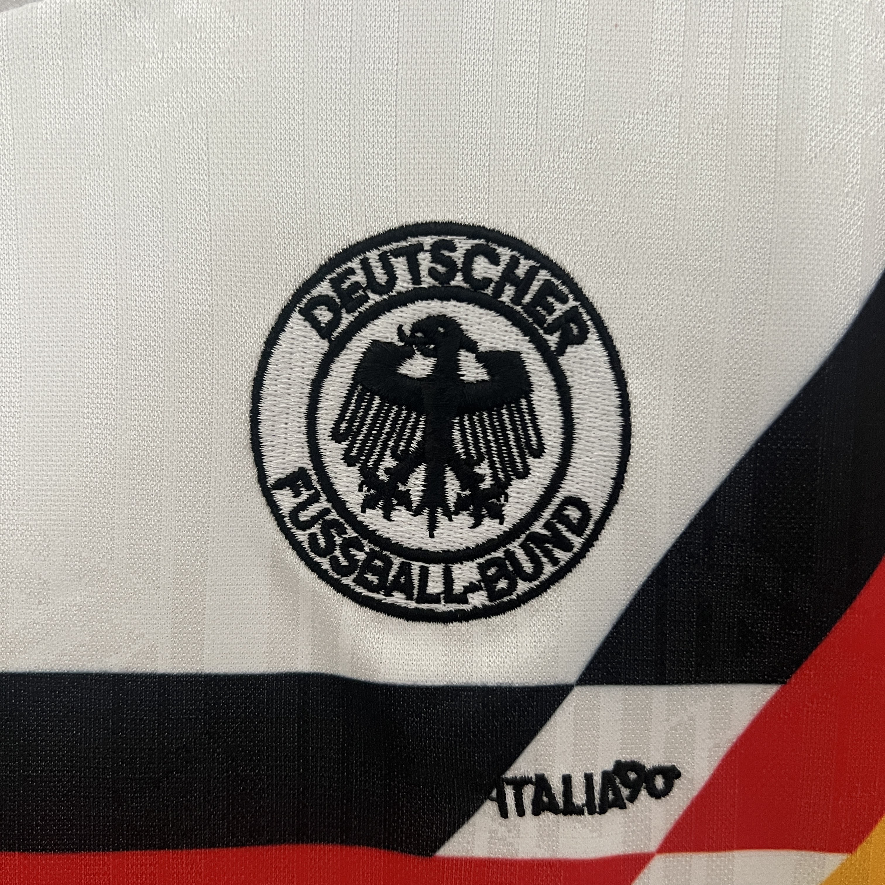 AlphaJersey-Retro Germany 1990 Home Stadium Kids Kit