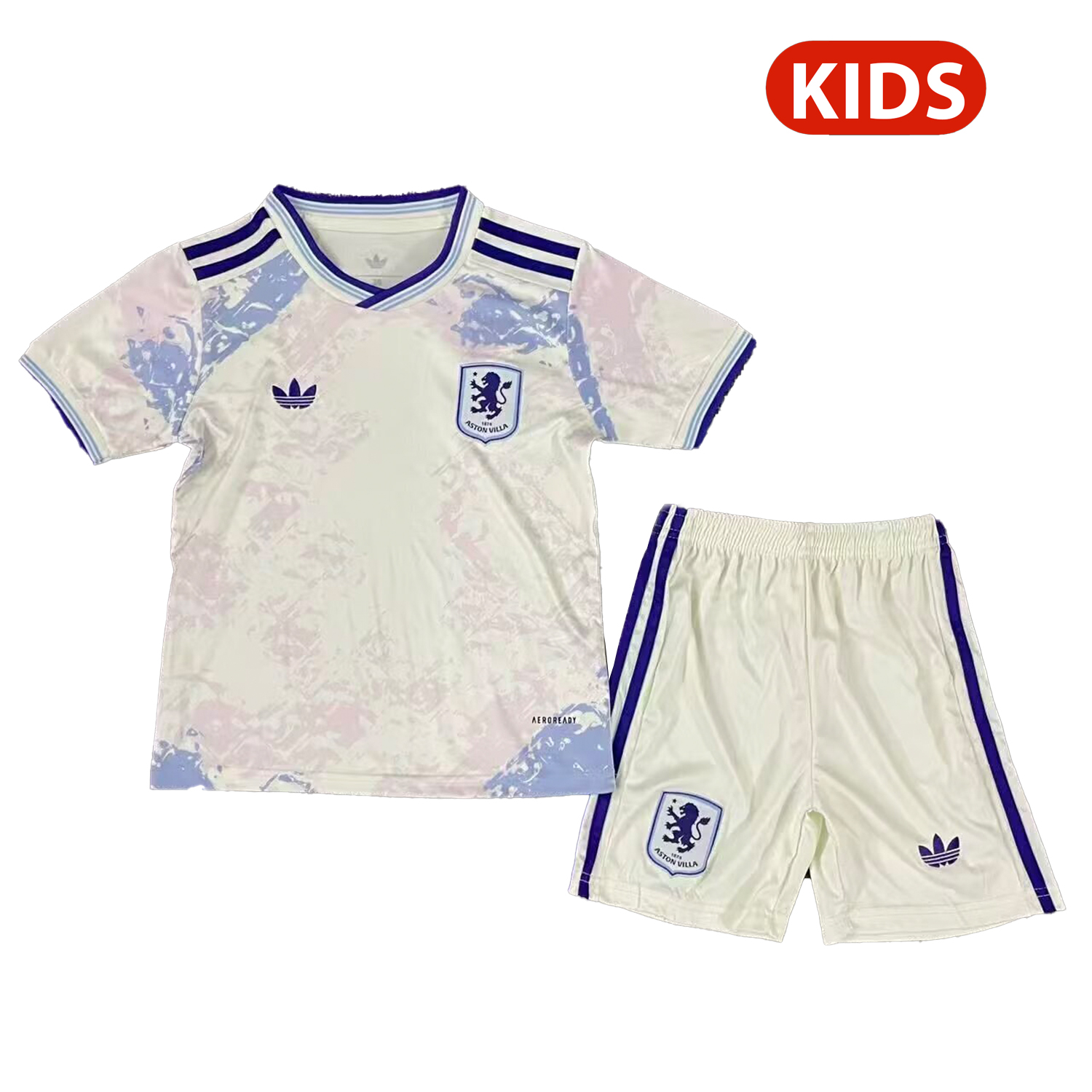 AlphaJersey-Aston Villa 25-26 Third Unsponsored Kids Kit