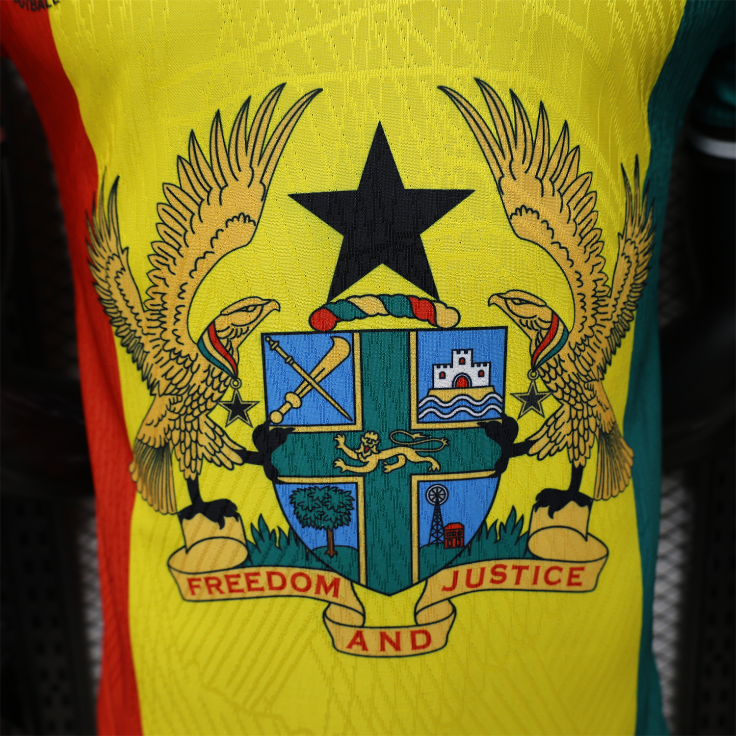 AlphaJersey-Ghana 2026 Ghana Coat Of Arms Special Jersey - Player Version