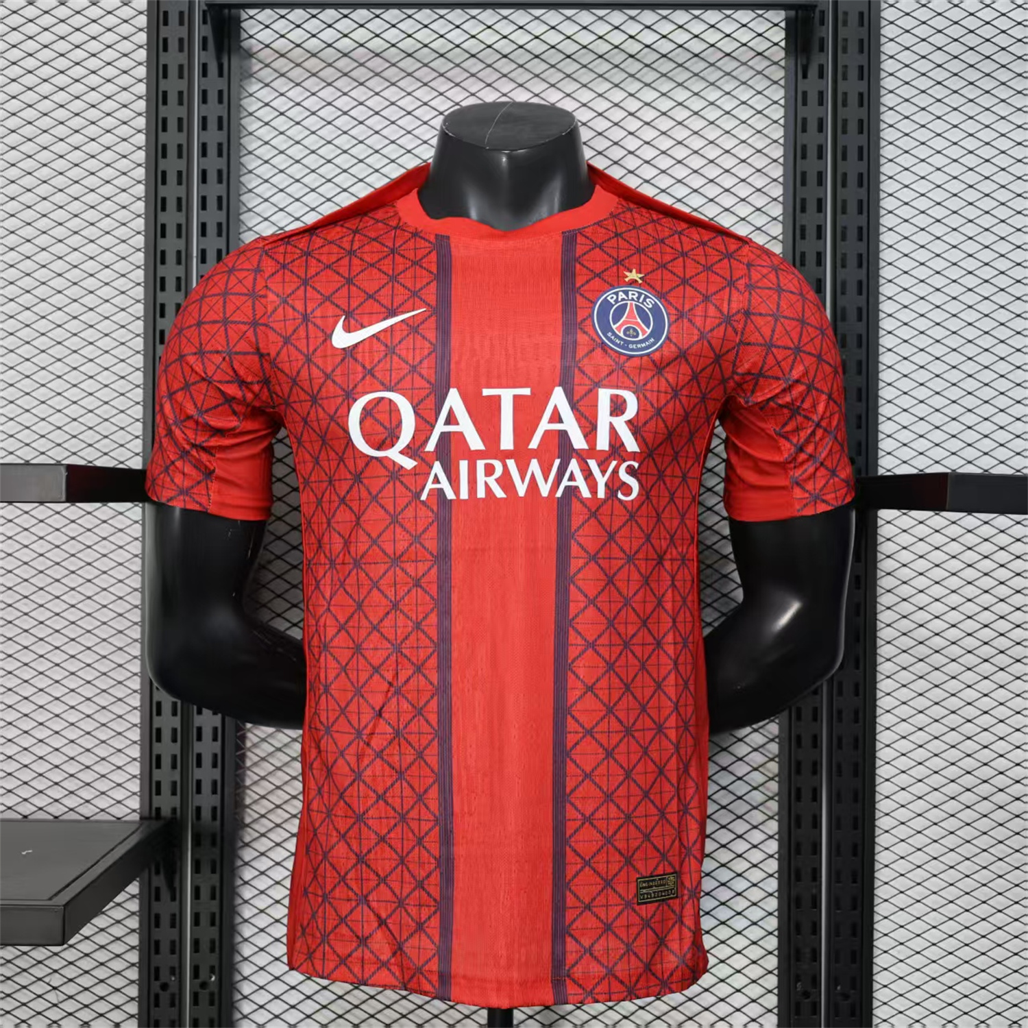AlphaJersey-Paris Saint-Germain PSG 25-26 One Star Red Special Edition Jersey - Player Version