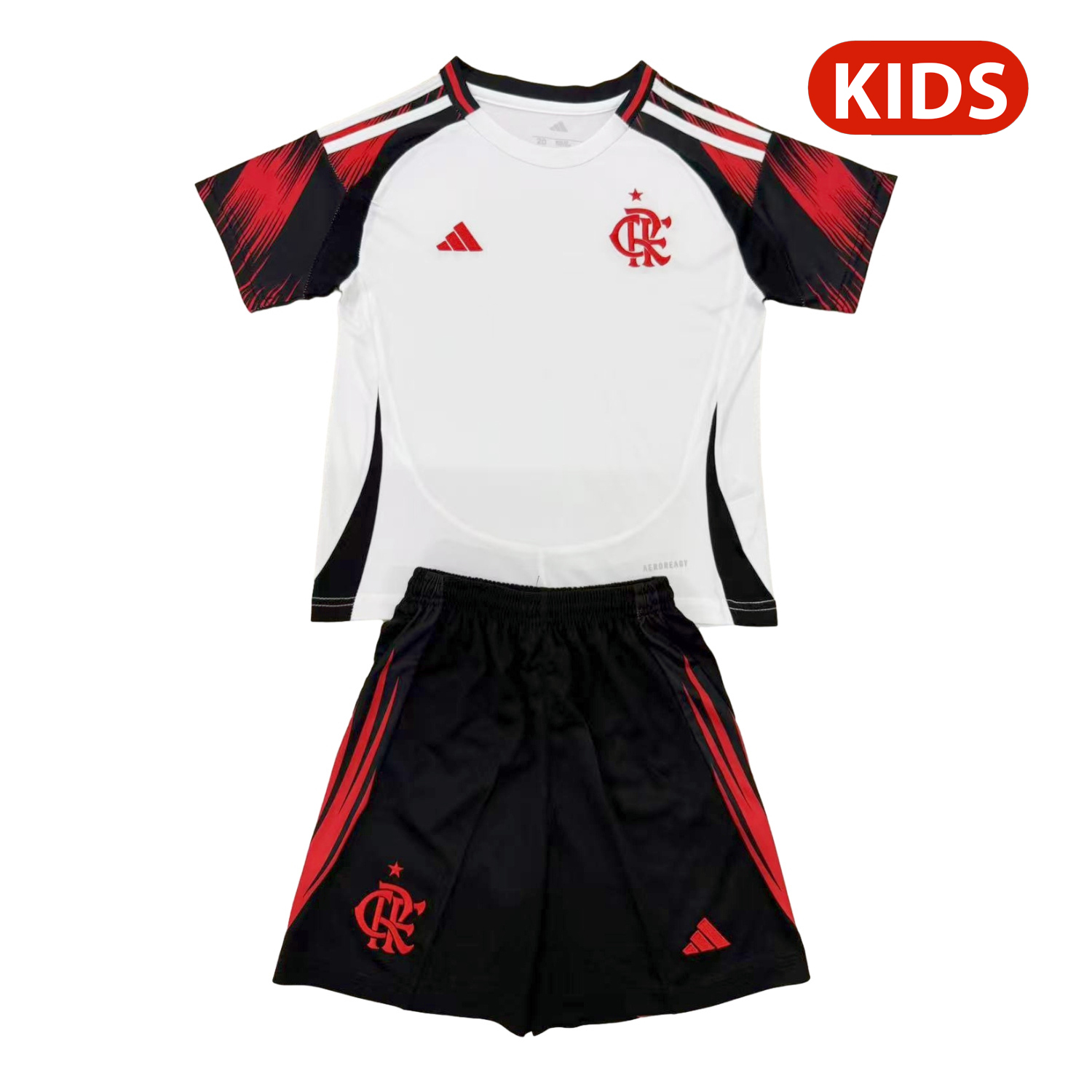 AlphaJersey-Flamengo 25-26 Away Kids Kit