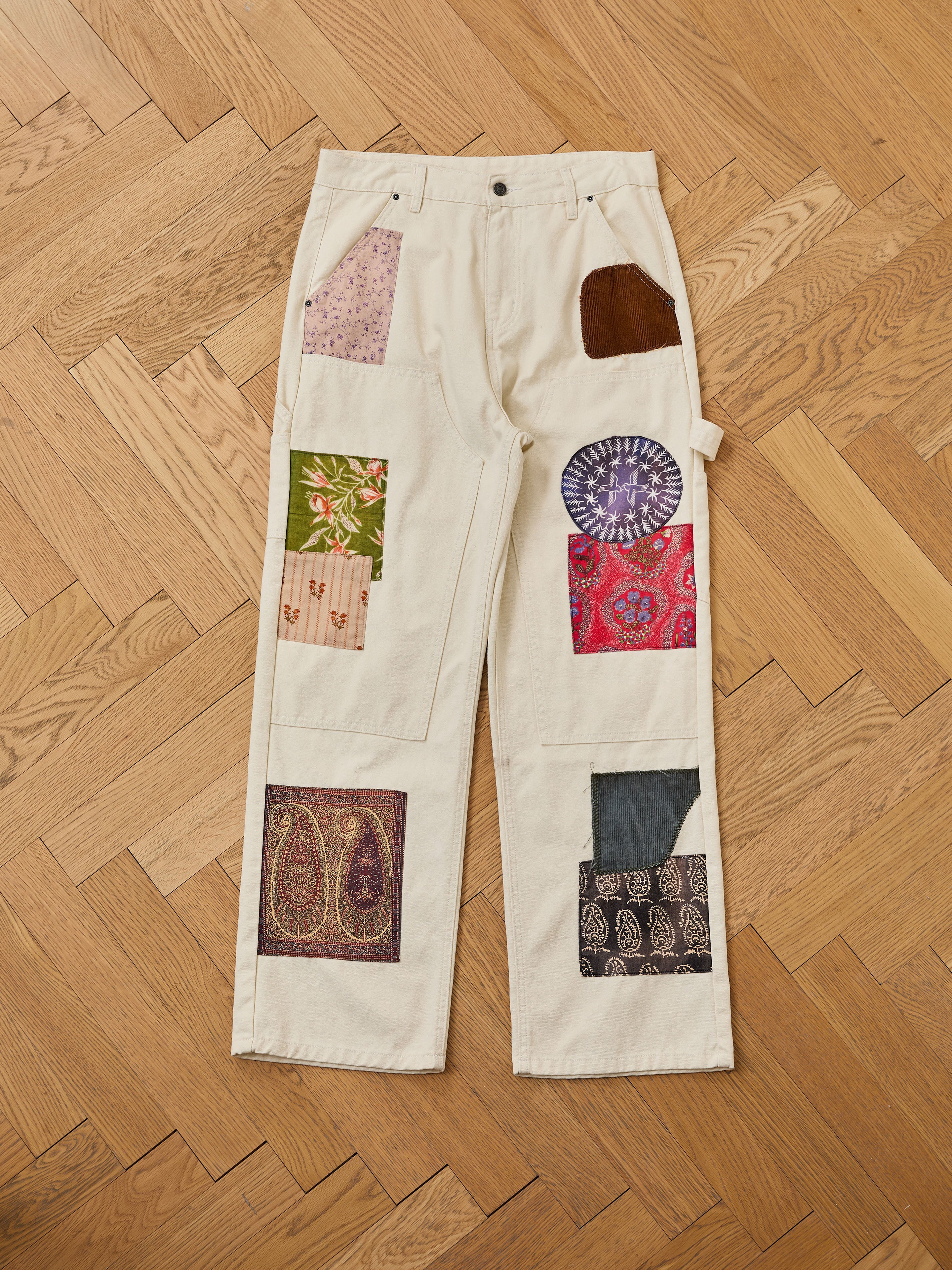 Tapestry Carpenter Canvas Pants | Modern Menswear by yycbvcnbmmnbm