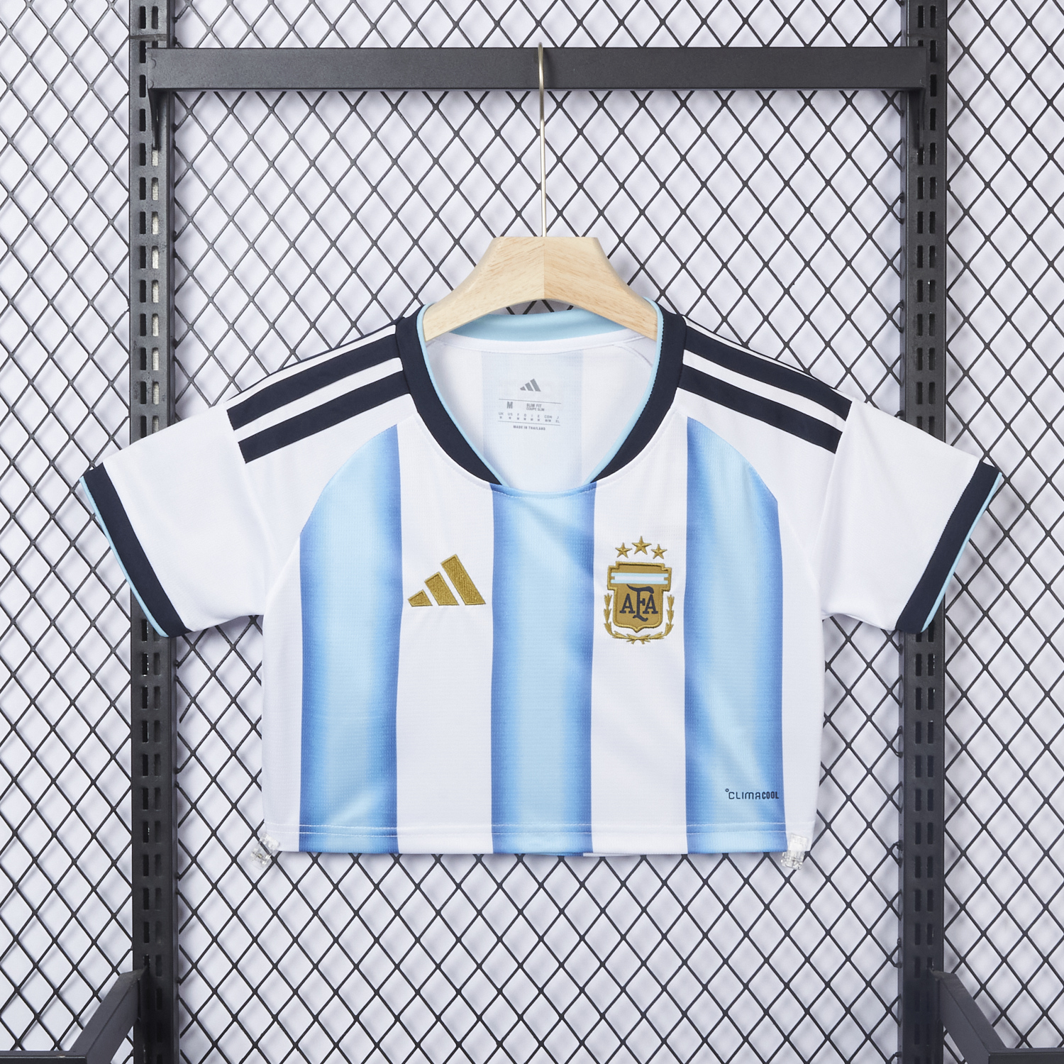 AlphaJersey-Women's Argentina 2026 Home Cropped Jersey