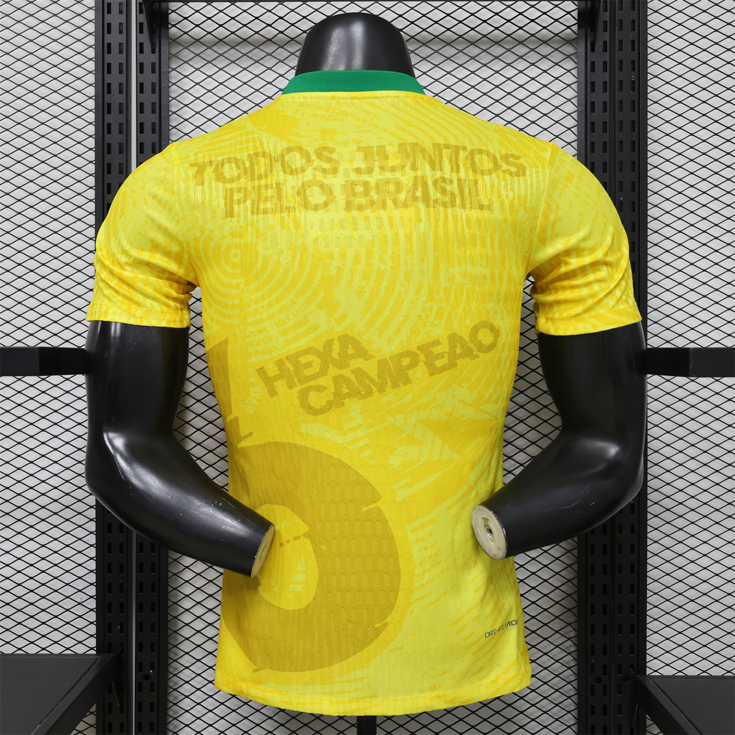 AlphaJersey-Brazil 2026 Yellow Waves Special Jersey - Player Version