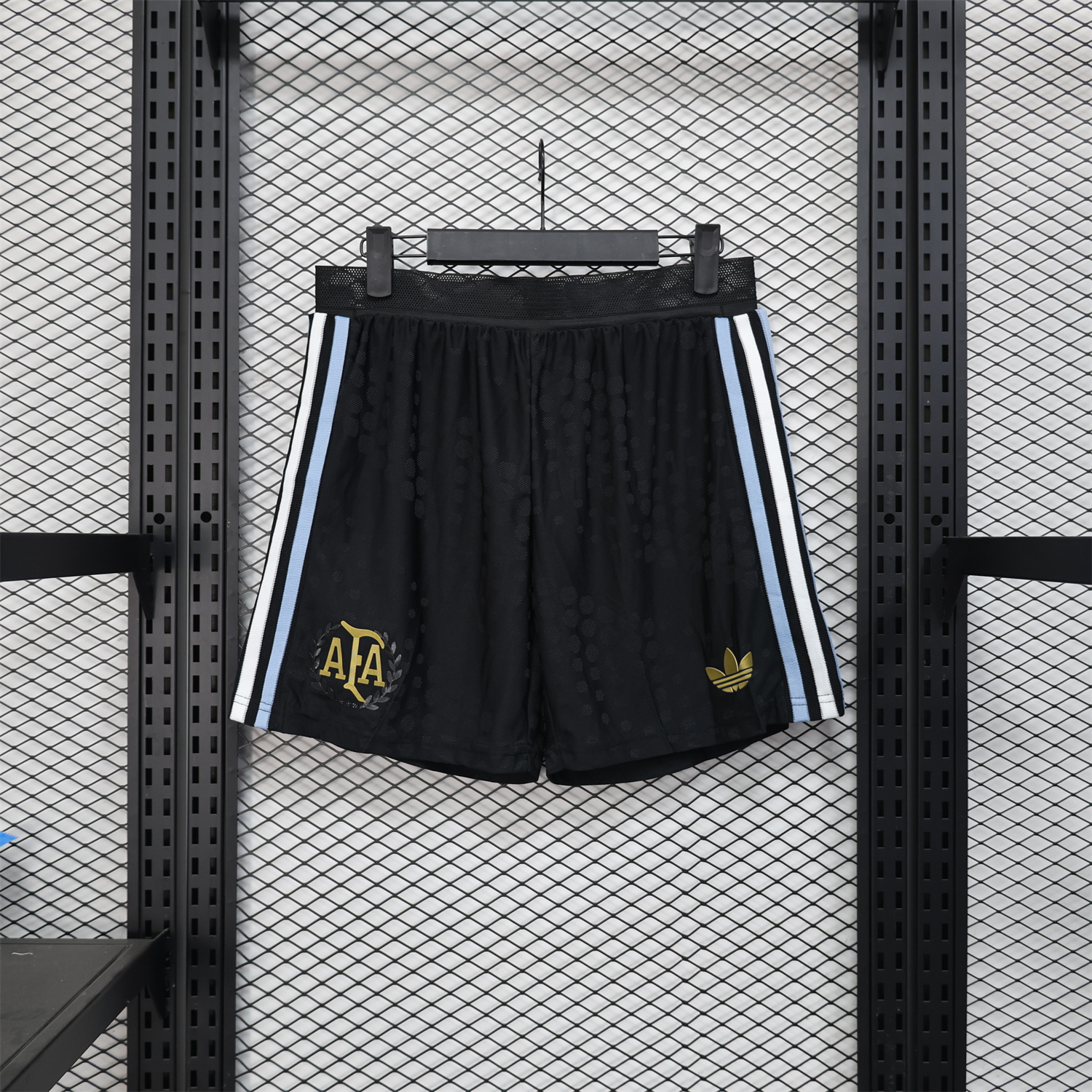 AlphaJersey-Argentina 25-26 Black Shorts - Player Version