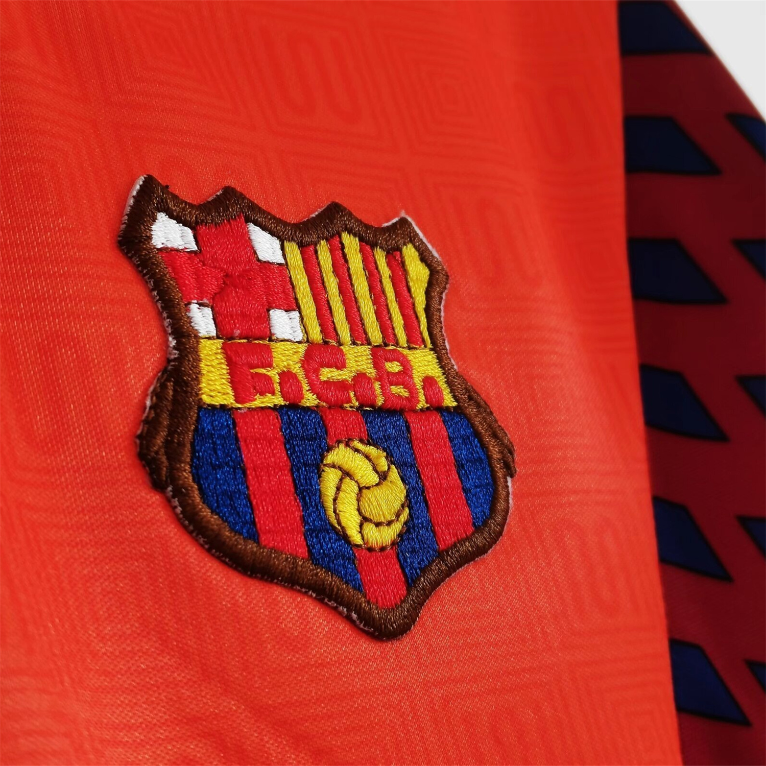 AlphaJersey-Retro Barcelona 1991-92 Away Orange Jersey