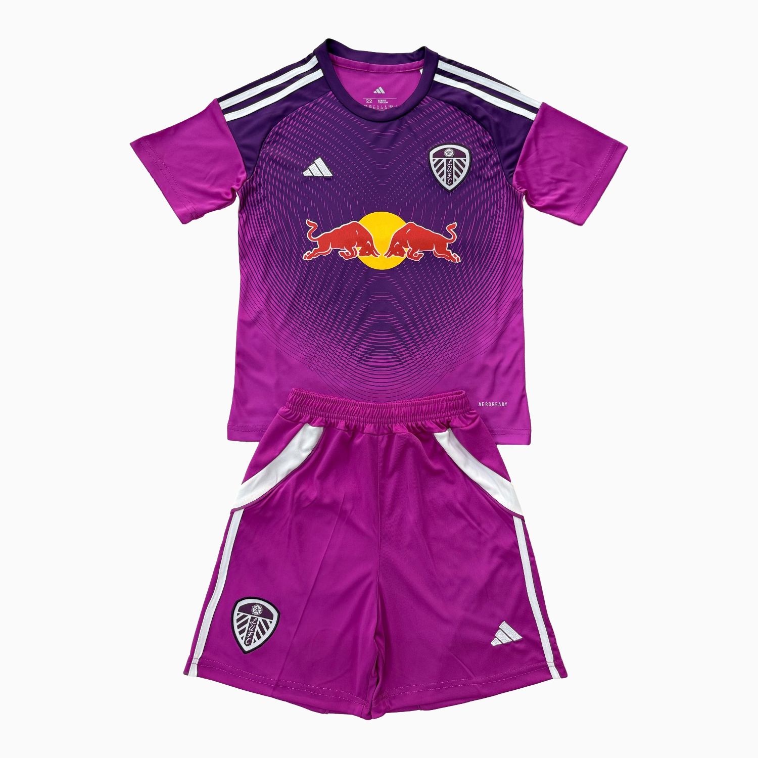 AlphaJersey-Leeds United 25-26 Purple Goalkeeper Kids Kit
