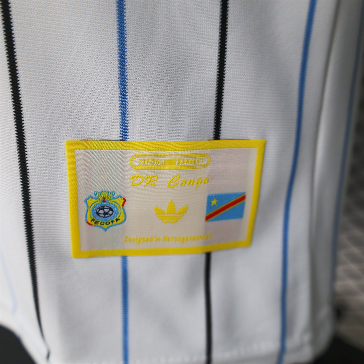 AlphaJersey-Congo 2026 Terrace Icon Retro Casual Style White Jersey - Player Version