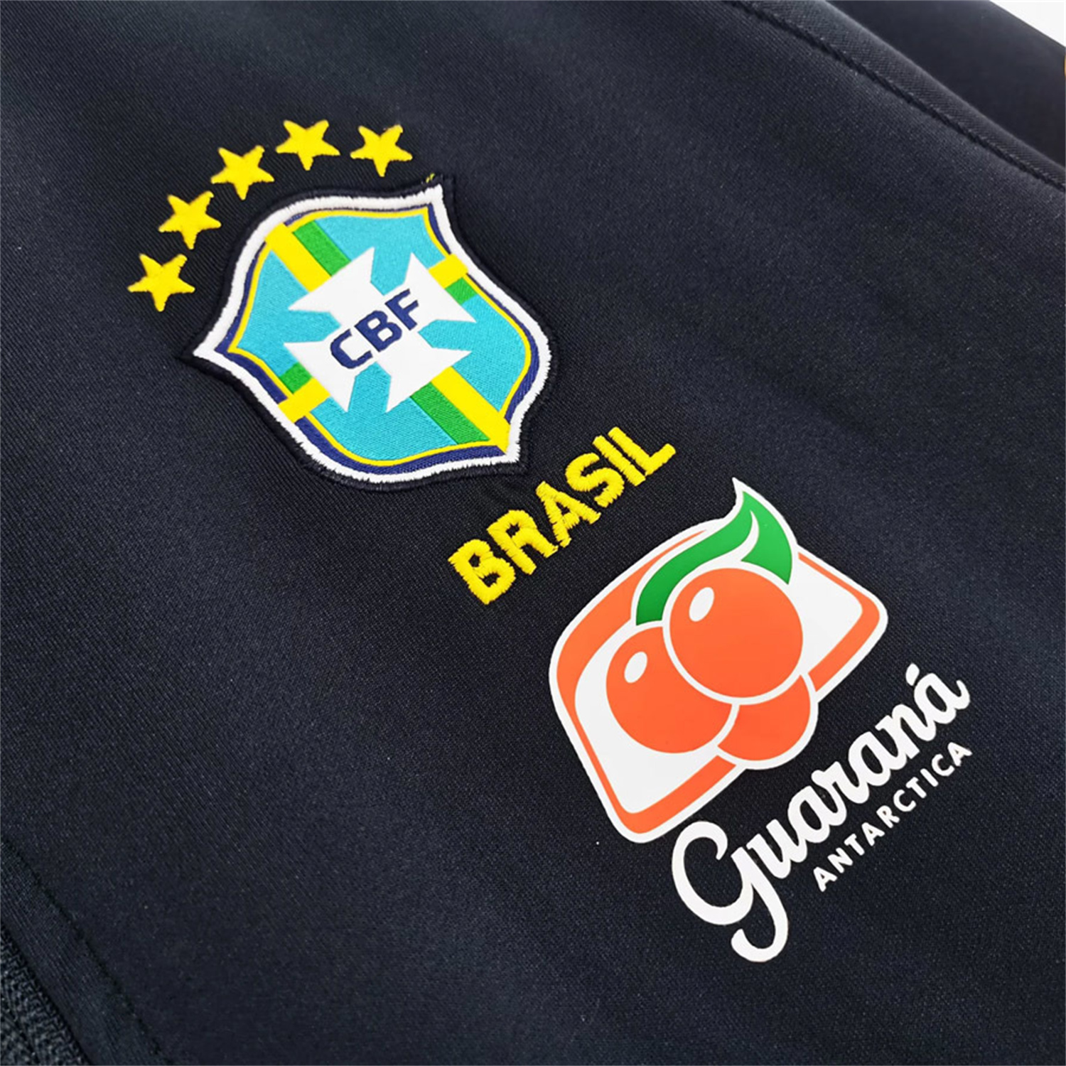 AlphaJersey-Retro Brazil 2022 Dark Blue Windbreaker