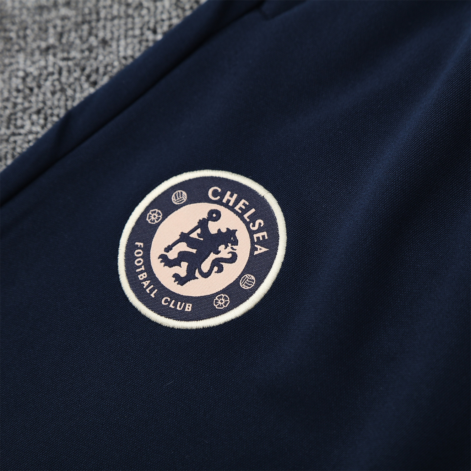 AlphaJersey-C.H.E.L.S.E.A 25-26 Traning Hoodie Set - Deep Blue With Royal Blue
