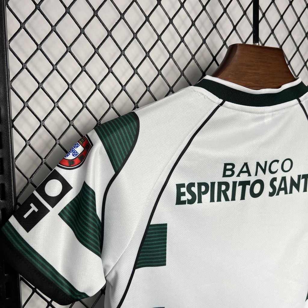 AlphaJersey-Retro Sporting CP 2001-03 Home Stadium Kids Kit