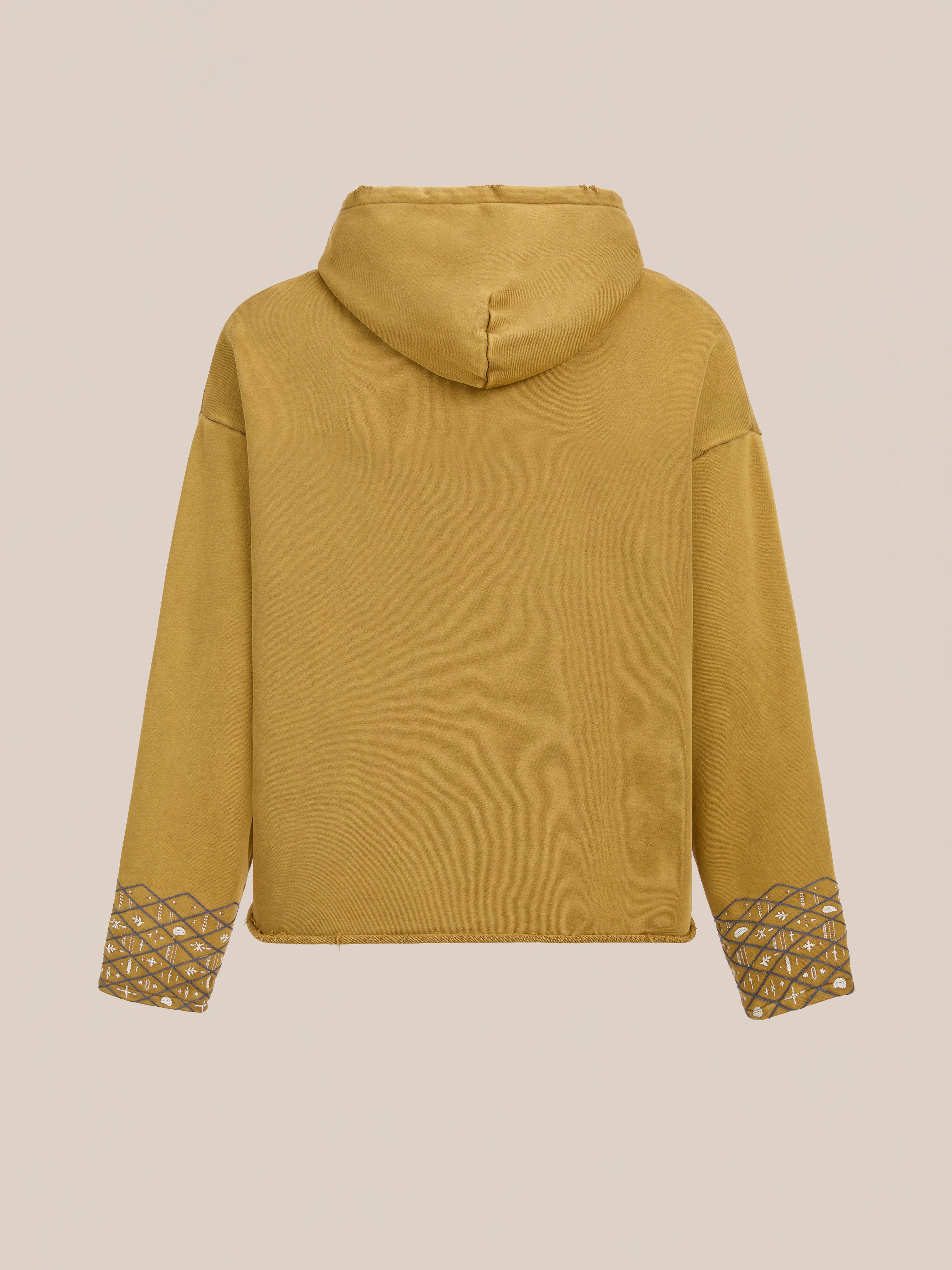 Embroidered Border Hoodie | Modern Menswear by yycbvcnbmmnbm