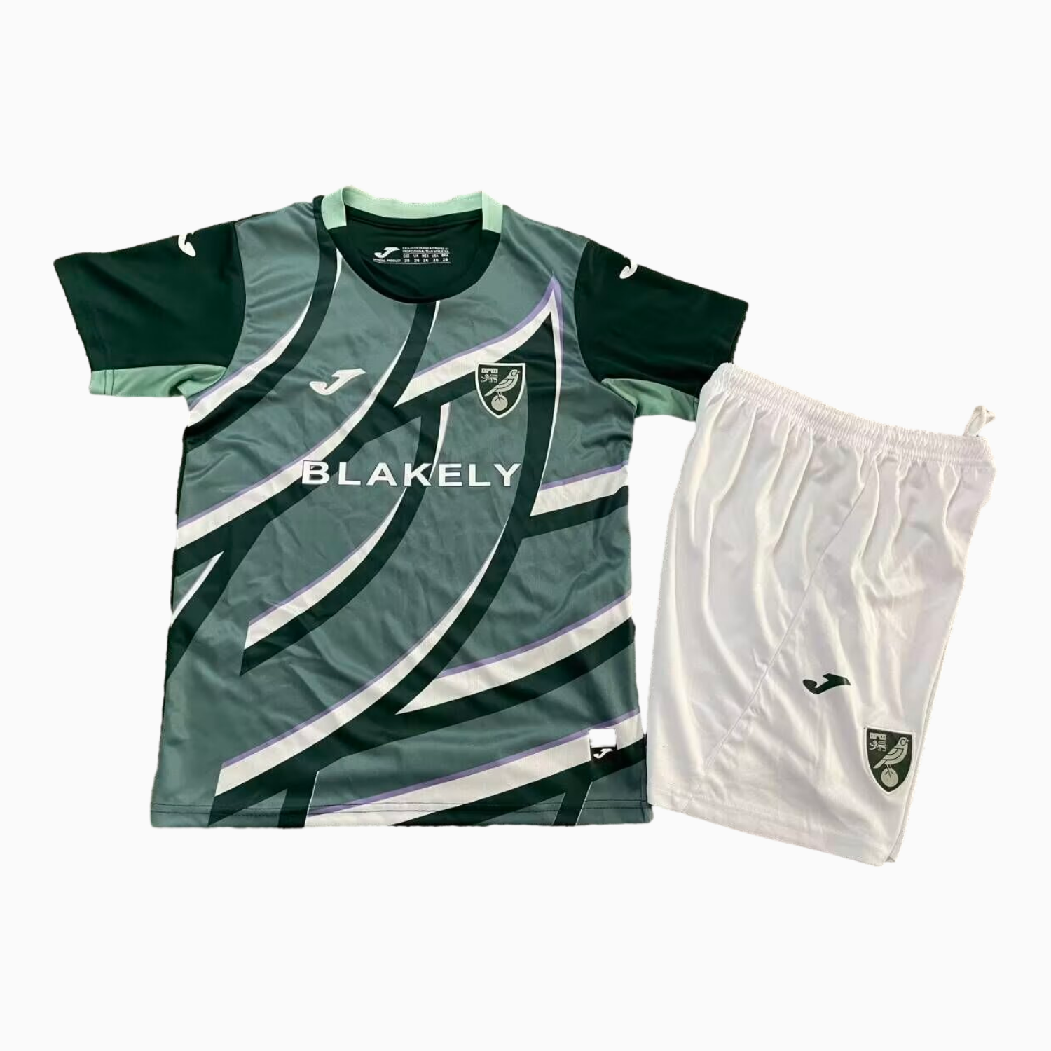 AlphaJersey-Norwich City 25-26 Away Kids Kit