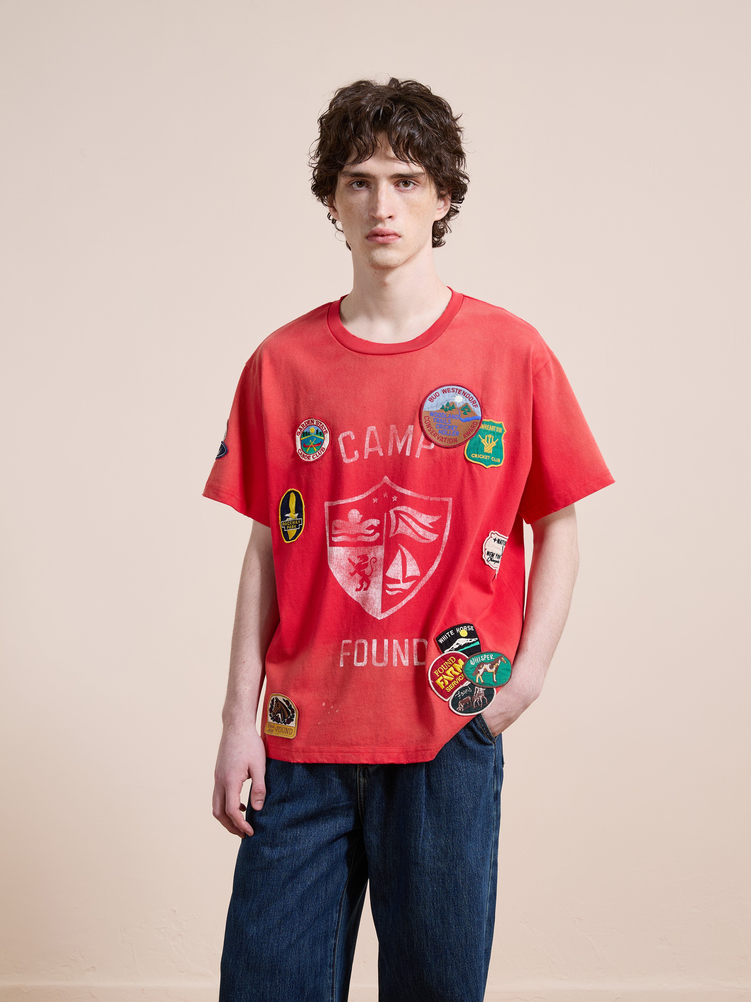 Patchwork Camp Tee | Modern Menswear by yycbvcnbmmnbm