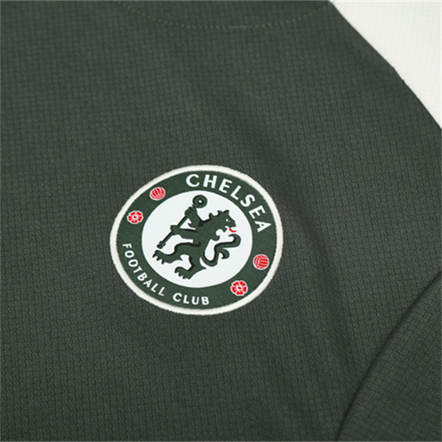 AlphaJersey-C.H.E.L.S.E.A 25-26 Short-Sleeve Training Set - Army Green Top & Army Green Shorts